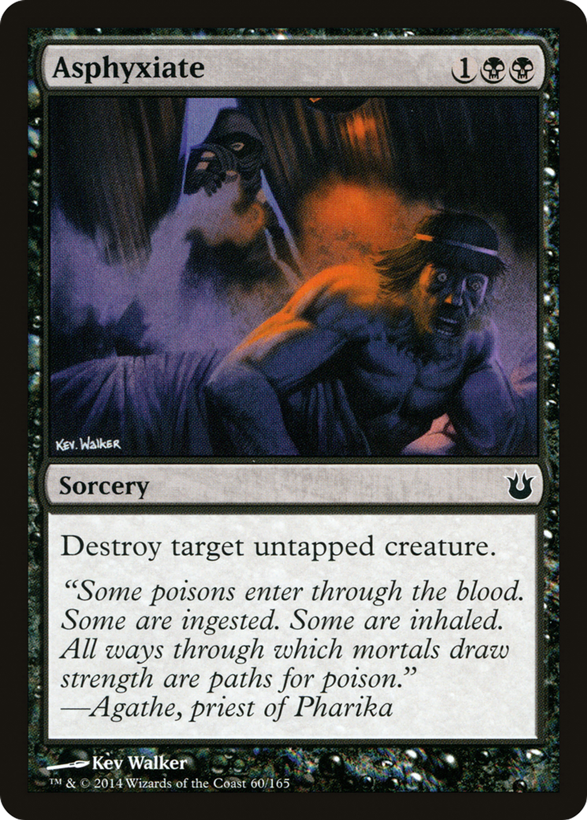 Asphyxiate — Born of the Gods — Magic: The Gathering