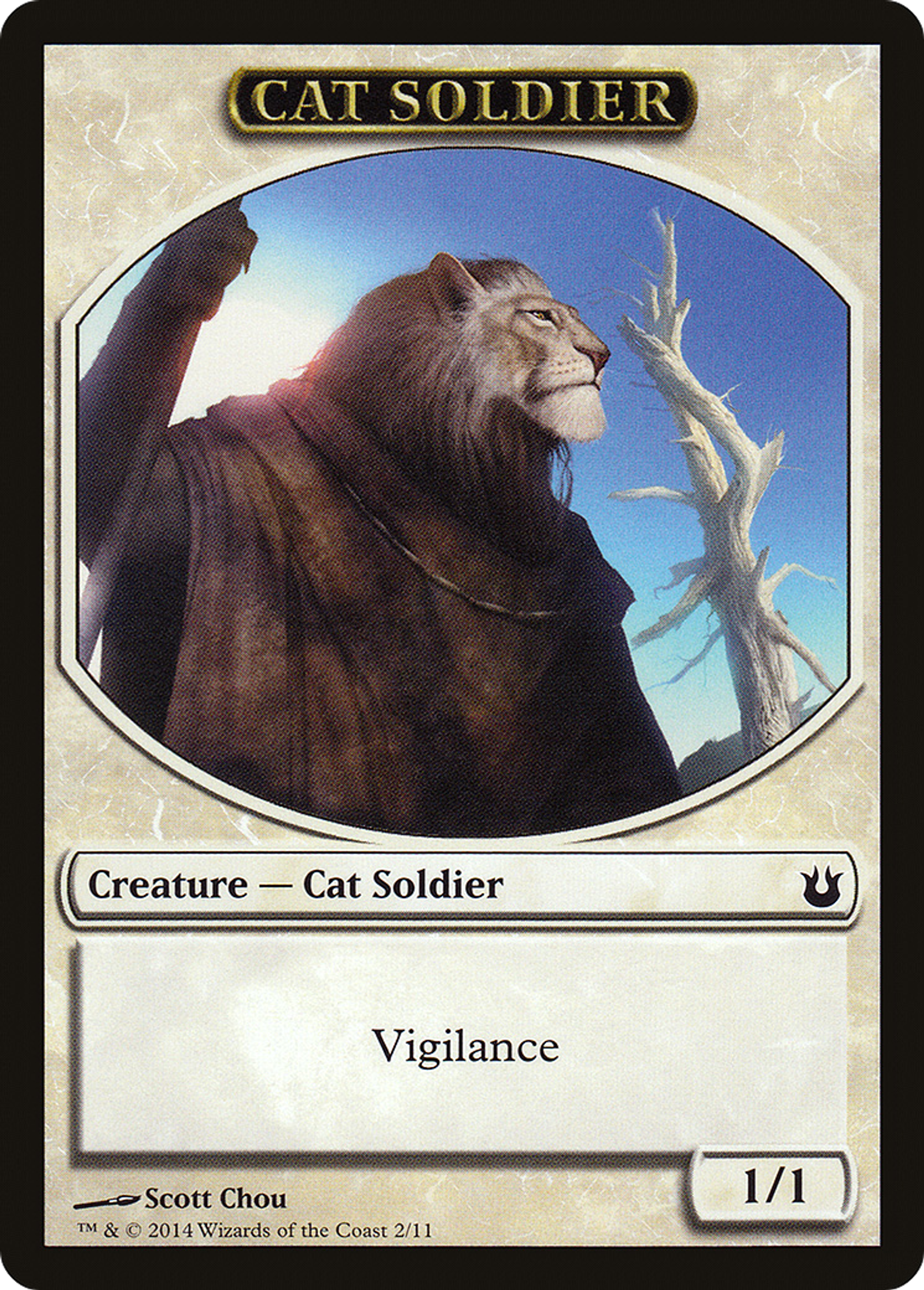 Cat Soldier — Born of the Gods — Magic: The Gathering