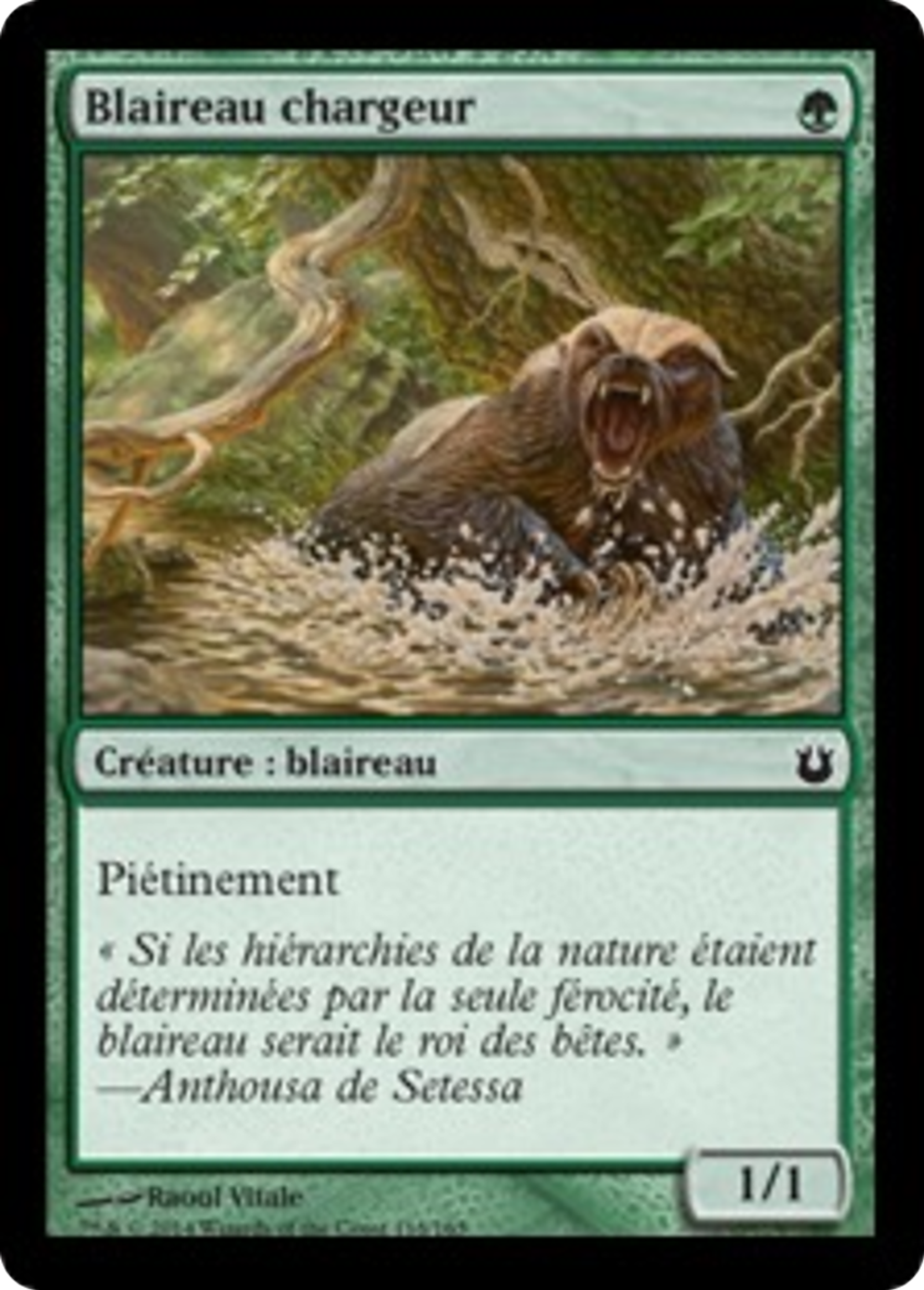 Blaireau chargeur — Born of the Gods — Magic: The Gathering