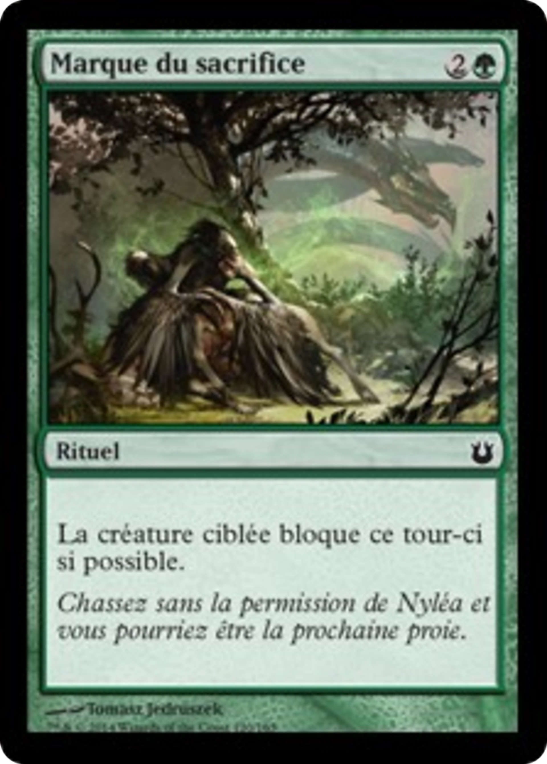 Marque du sacrifice — Born of the Gods — Magic: The Gathering