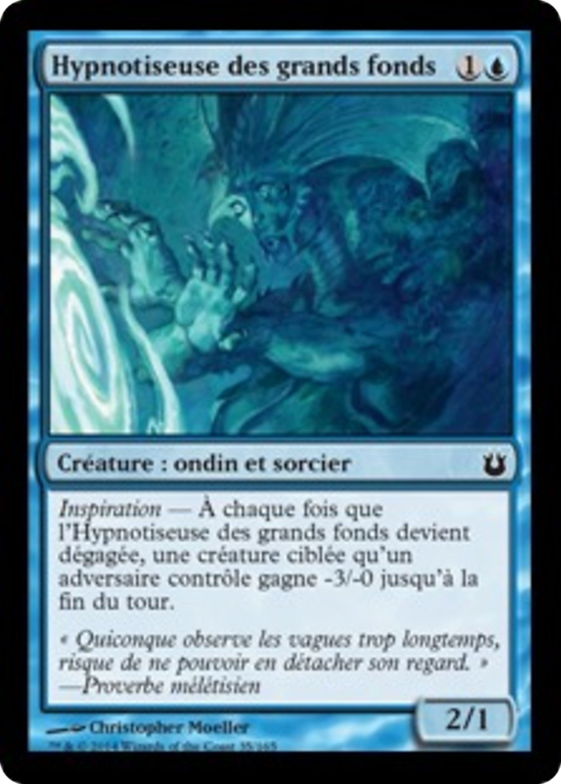 Hypnotiseuse des grands fonds — Born of the Gods — Magic: The Gathering