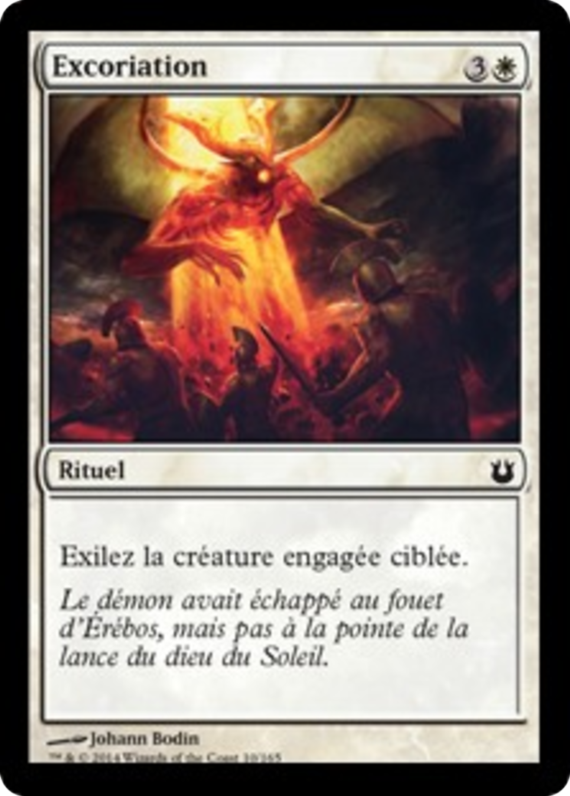 Excoriation — Born of the Gods — Magic: The Gathering
