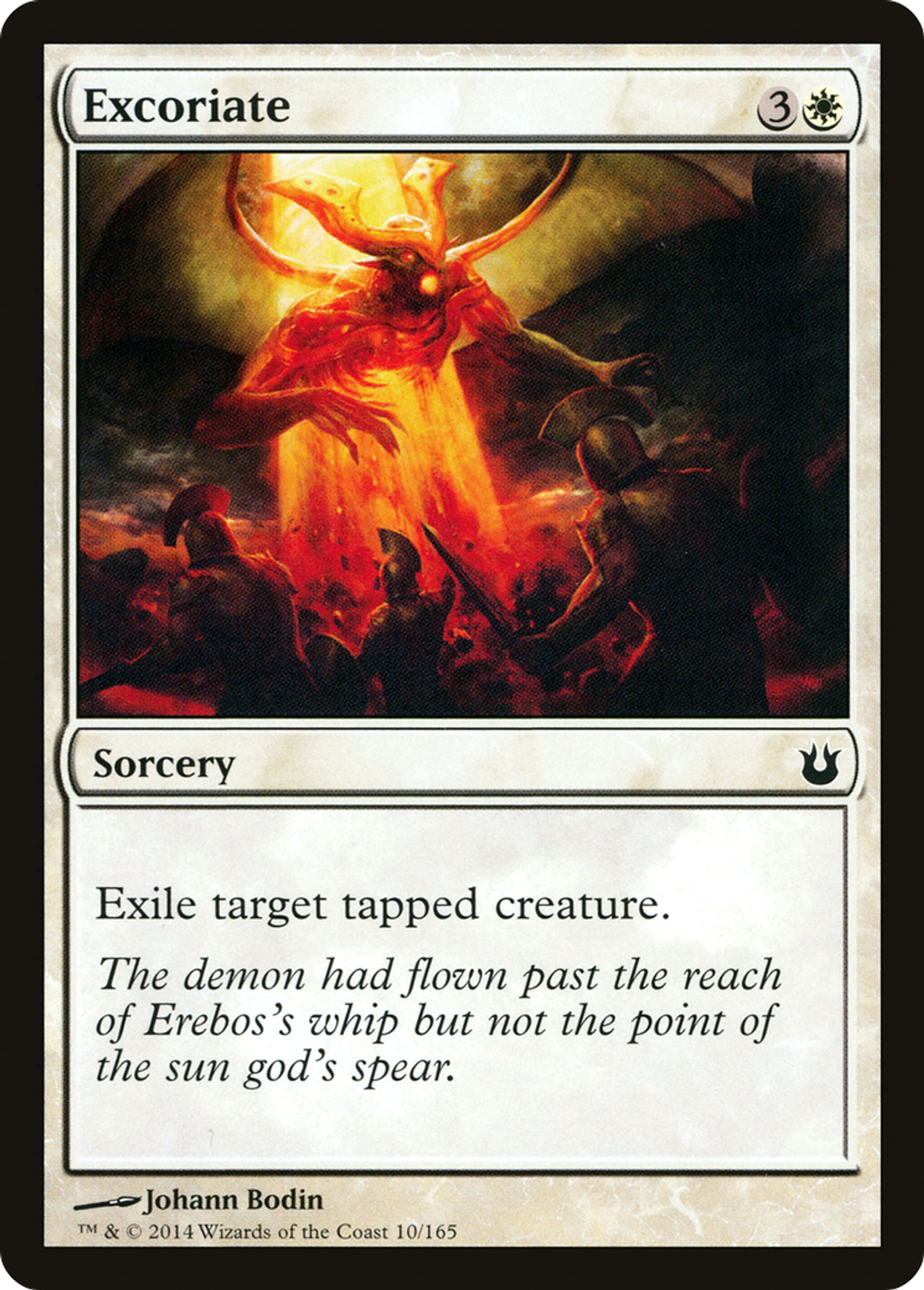 Excoriation — Born of the Gods — Magic: The Gathering