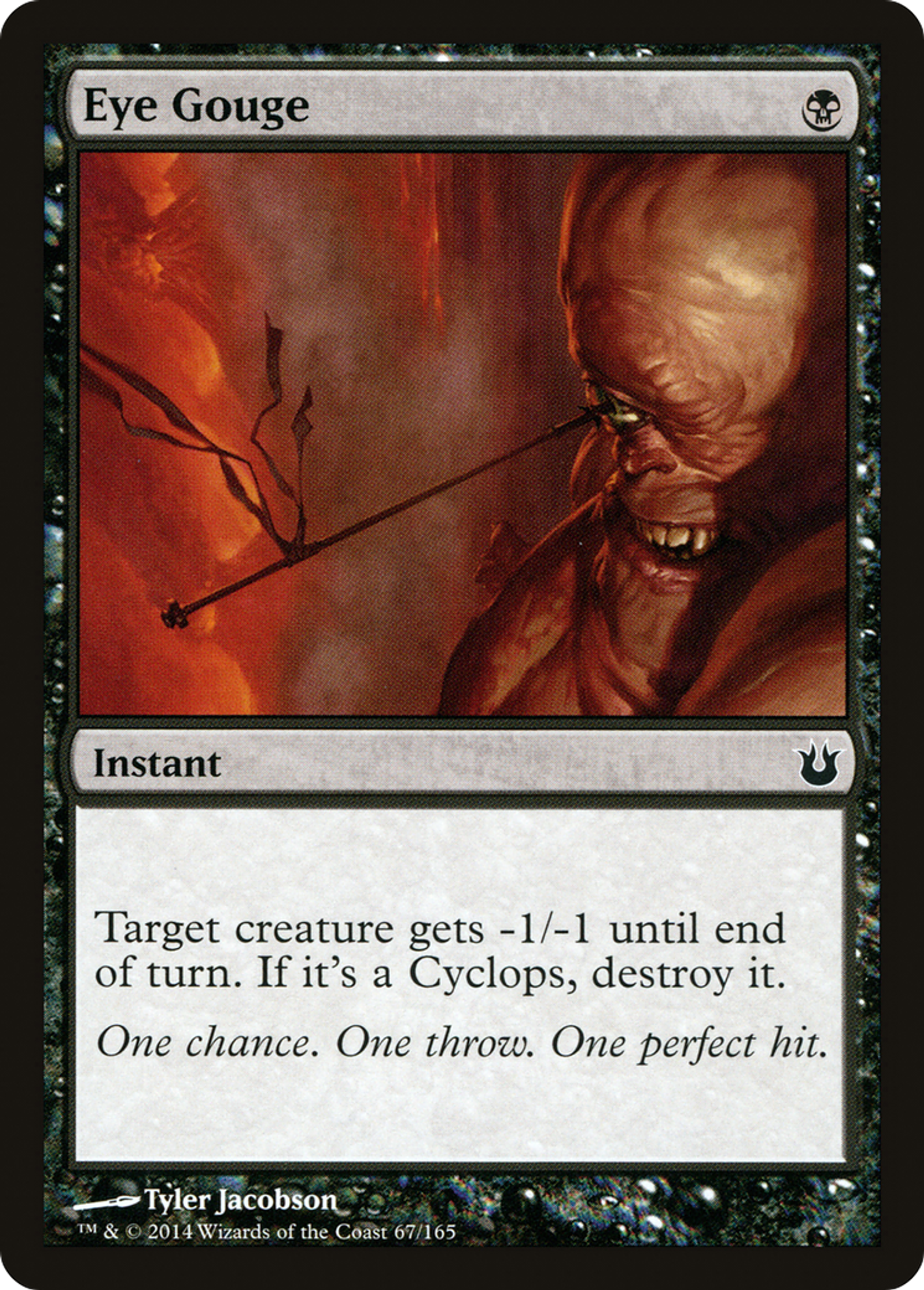 Eye Gouge — Born of the Gods — Magic: The Gathering