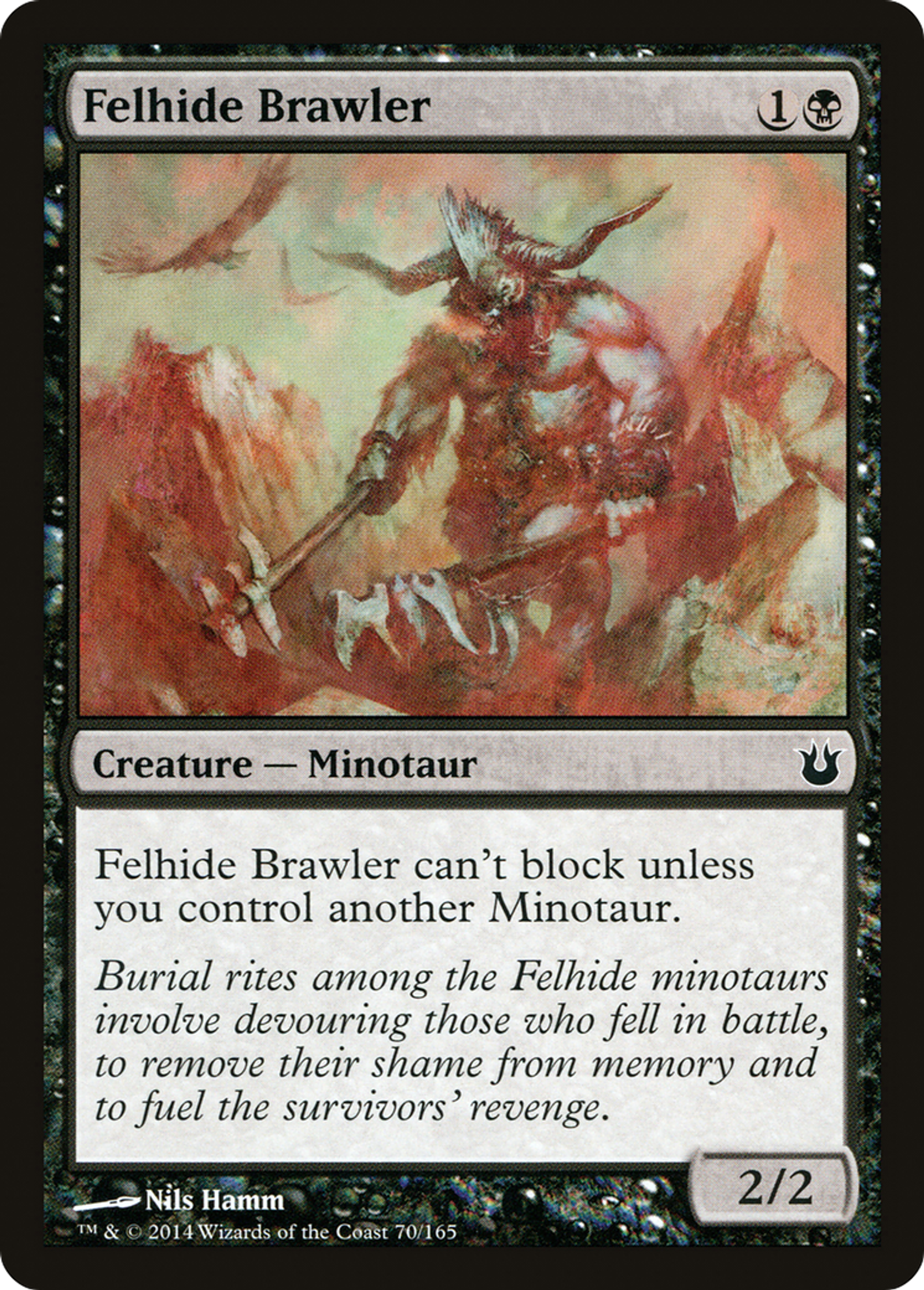 Felhide Brawler — Born of the Gods — Magic: The Gathering
