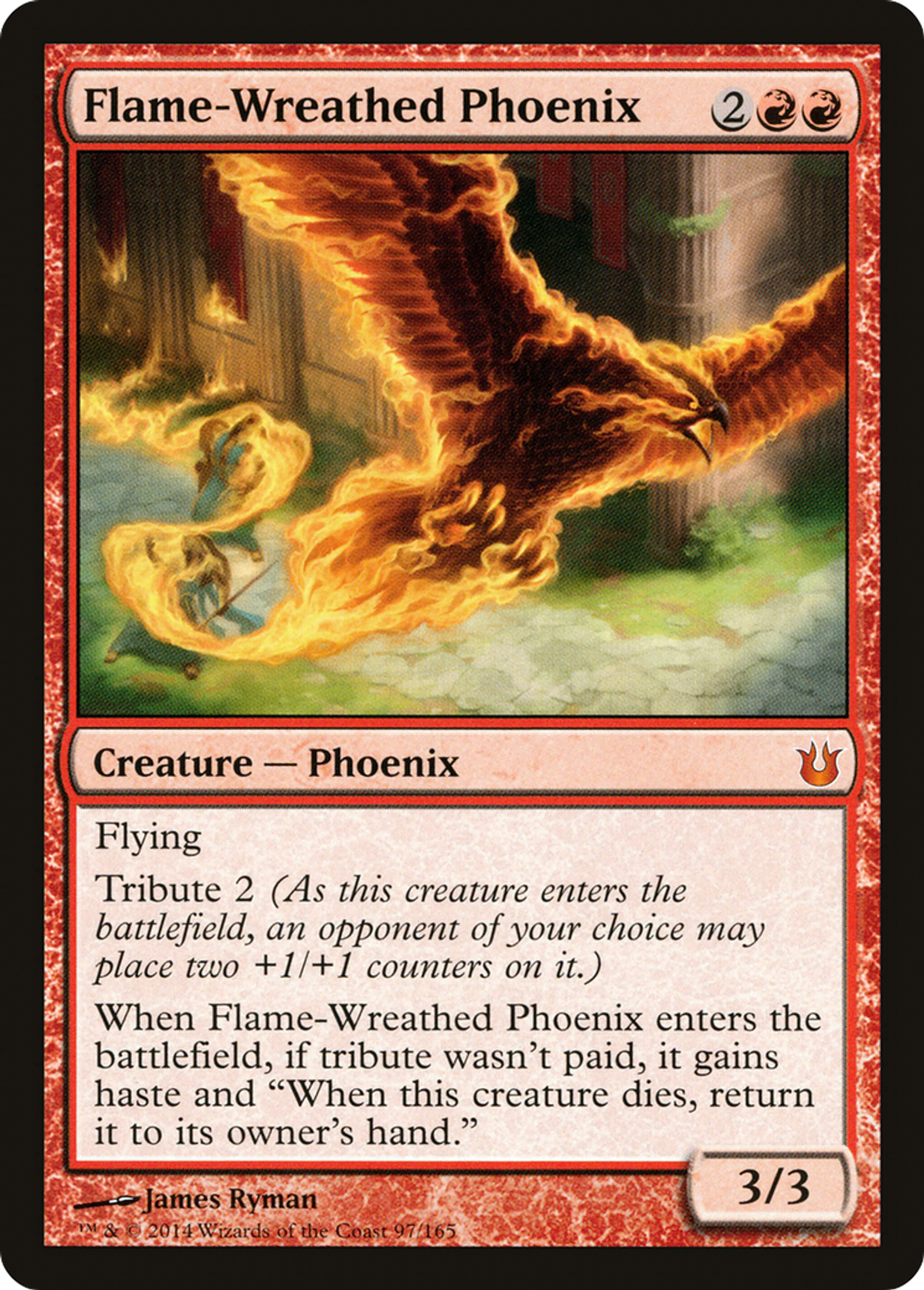 Flame-Wreathed Phoenix — Born of the Gods — Magic: The Gathering