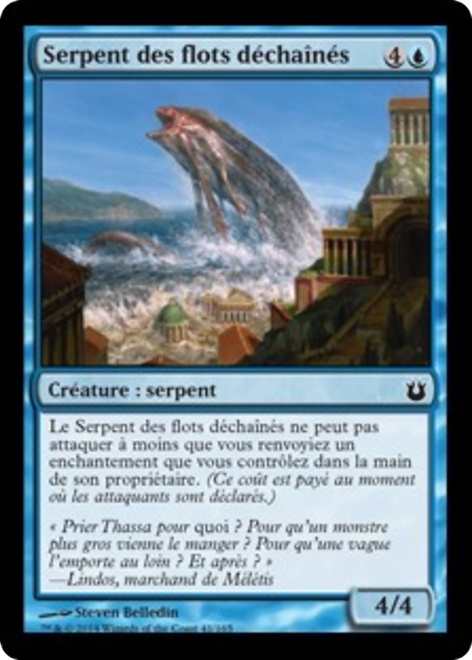 Serpent des flots déchaînés — Born of the Gods — Magic: The Gathering
