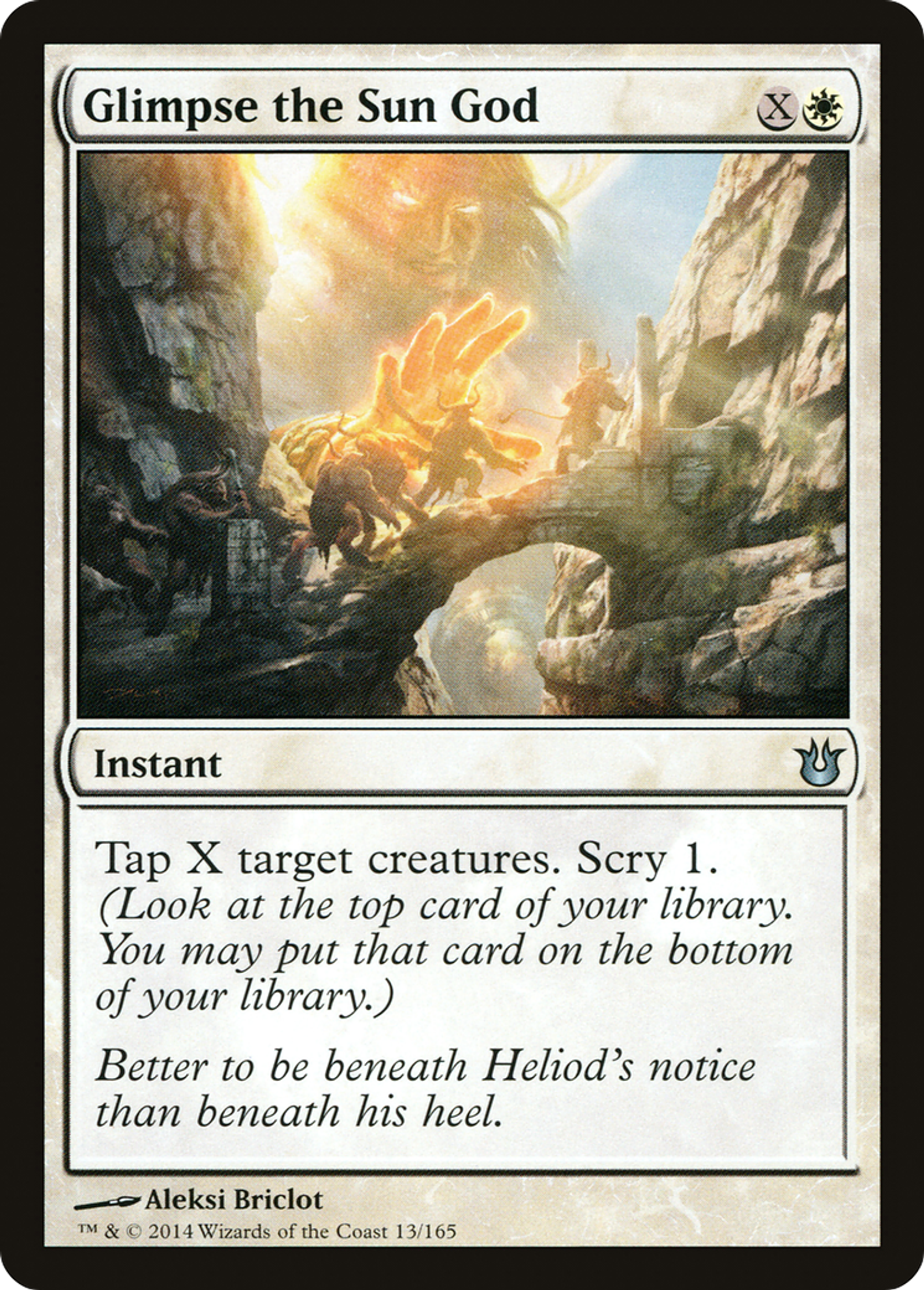 Glimpse the Sun God — Born of the Gods — Magic: The Gathering