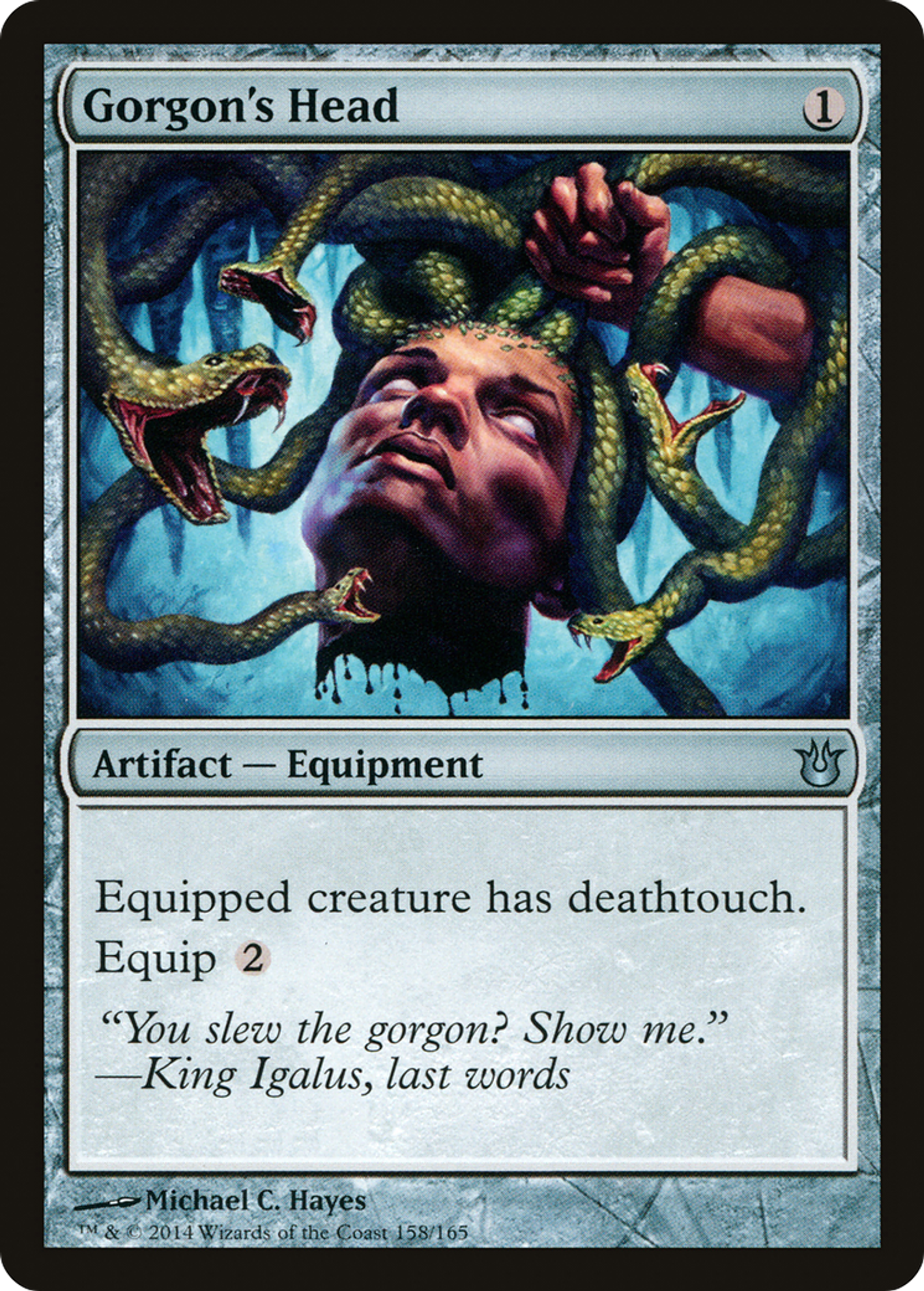 Gorgon's Head — Born of the Gods — Magic: The Gathering