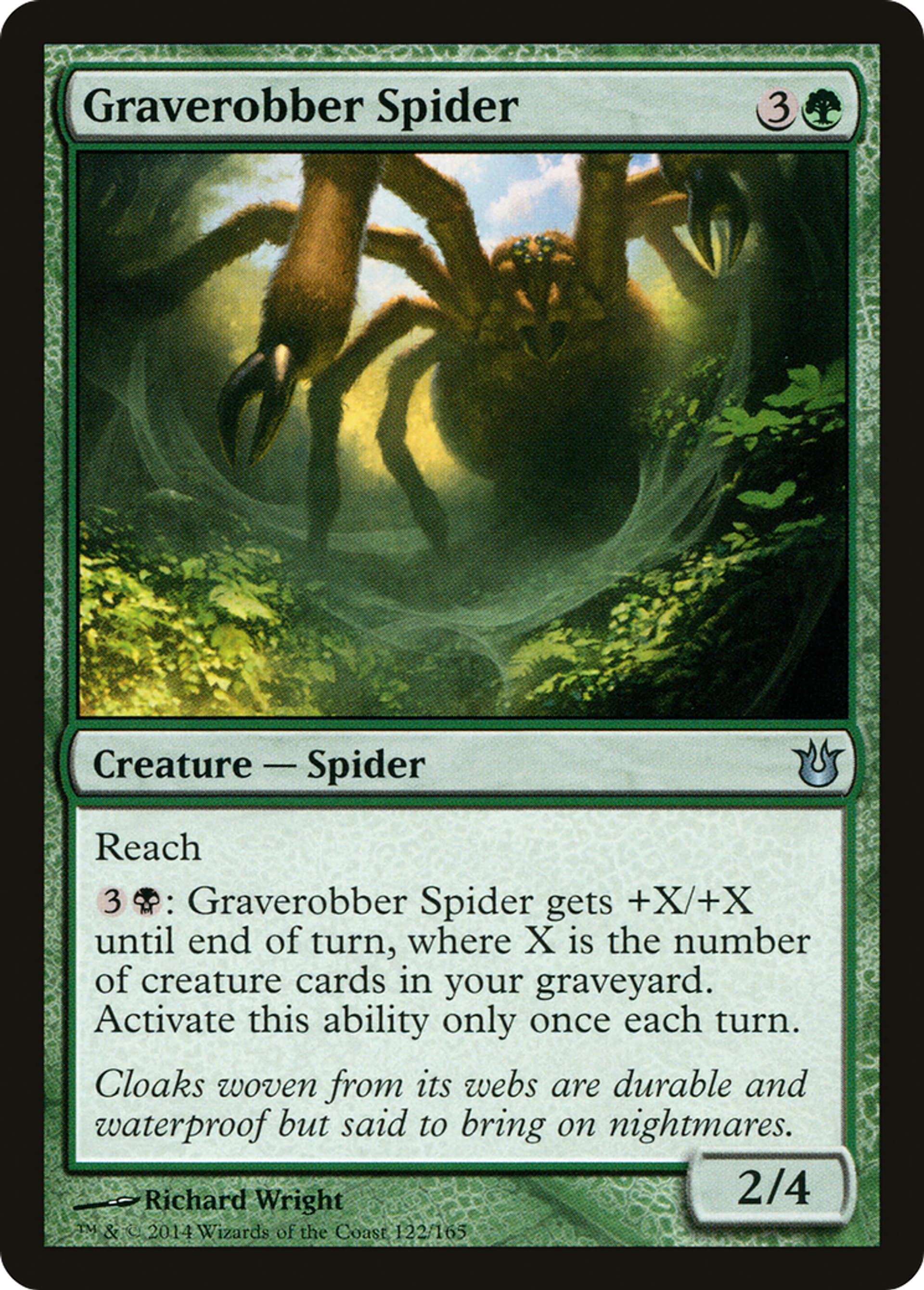 Graverobber Spider — Born of the Gods — Magic: The Gathering