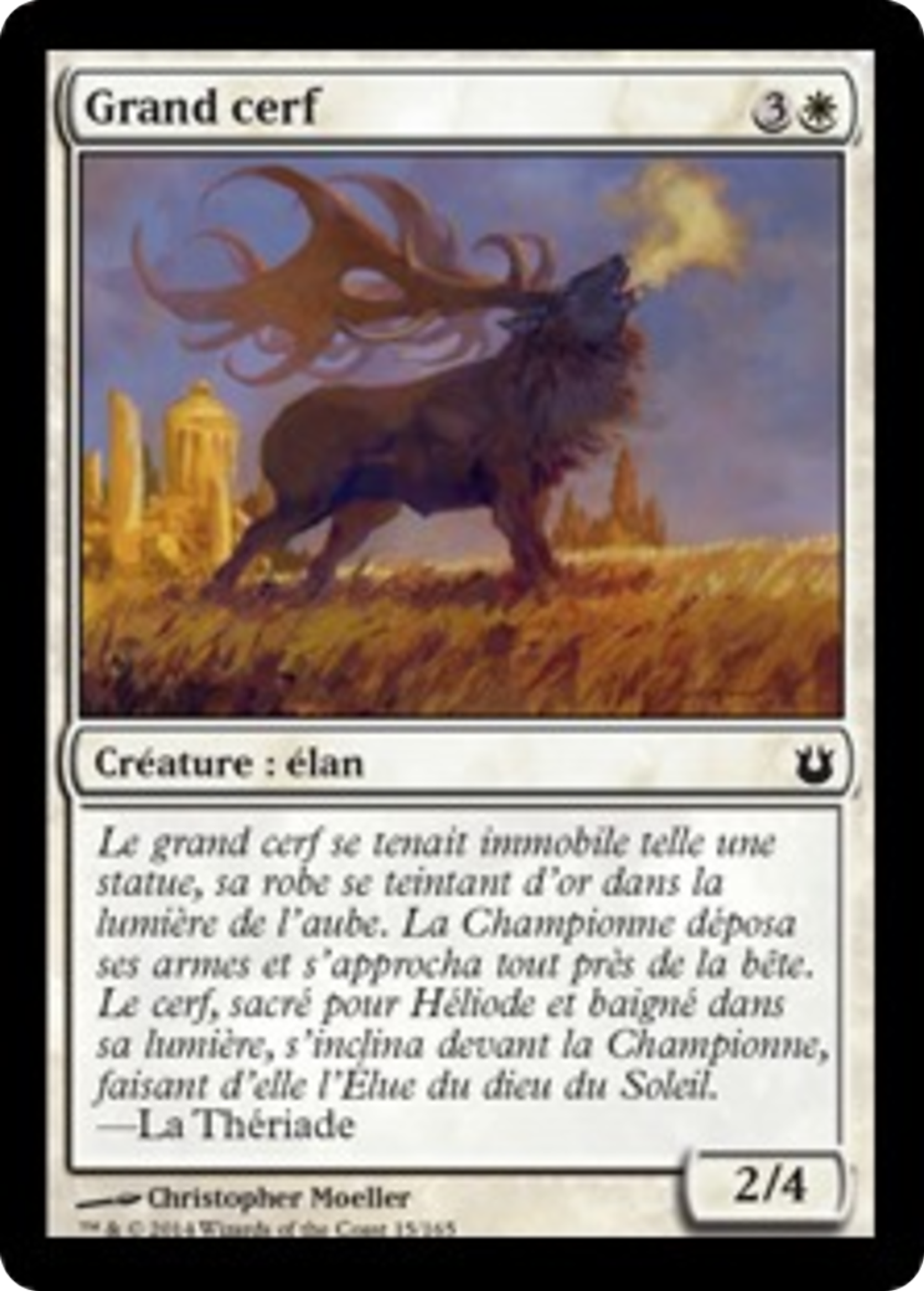 Grand cerf — Born of the Gods — Magic: The Gathering