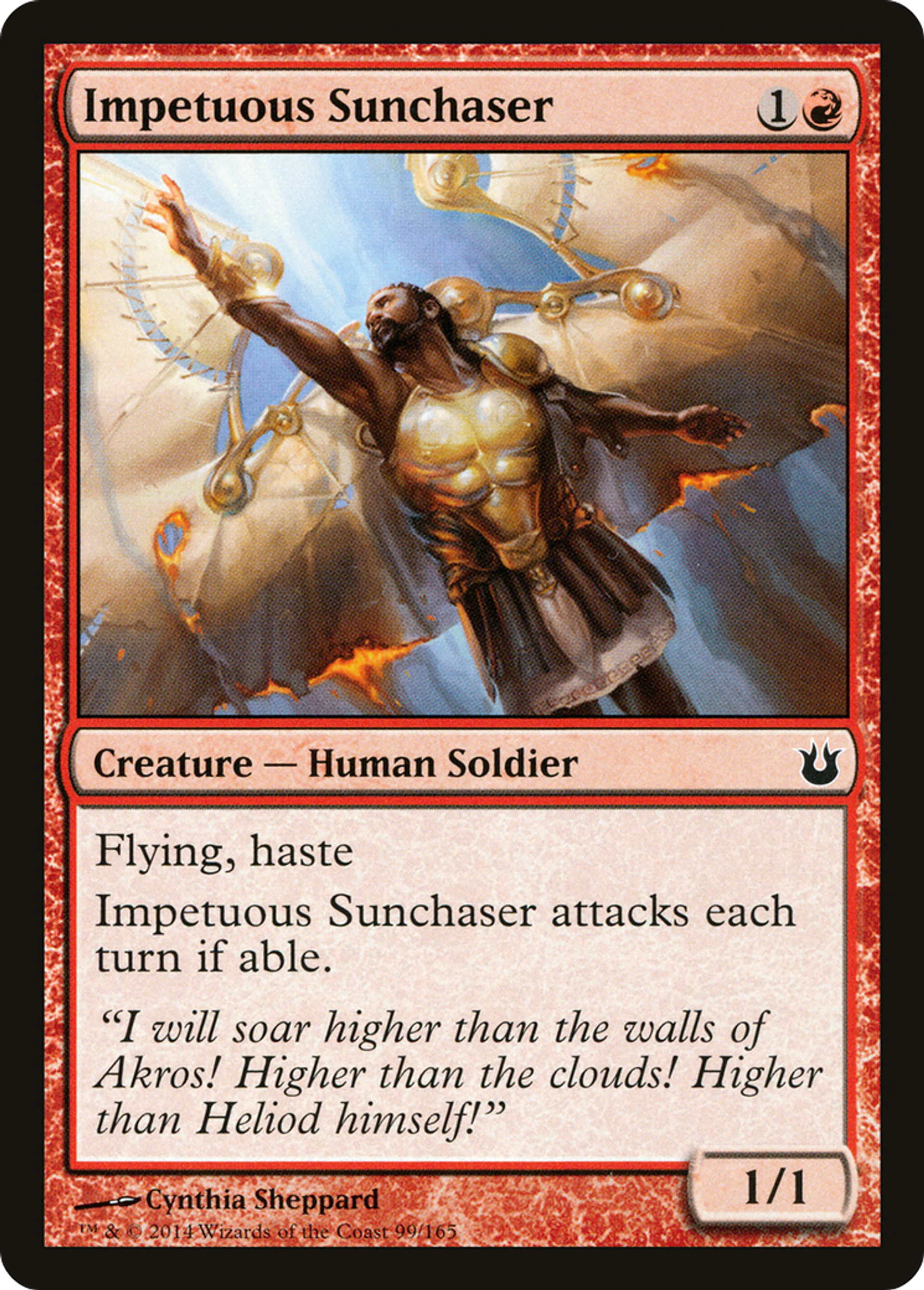 Impetuous Sunchaser — Born of the Gods — Magic: The Gathering