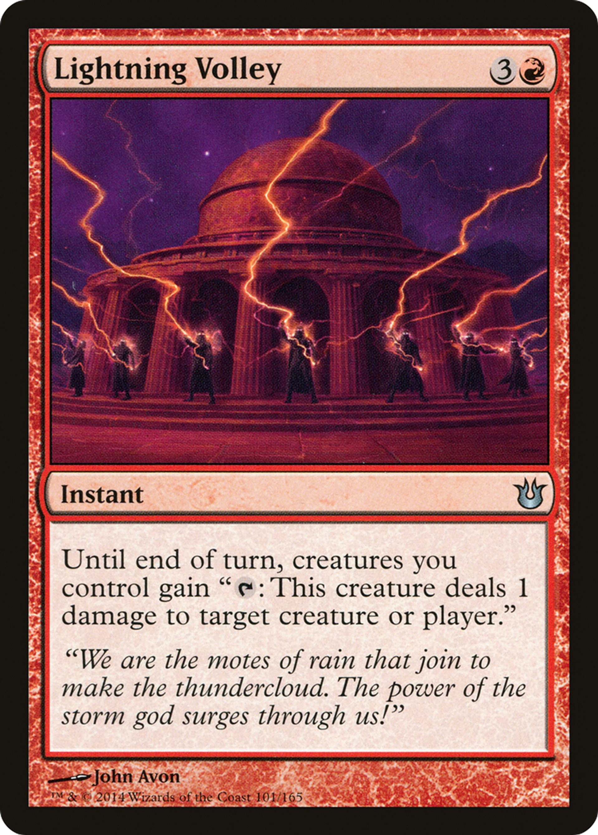 Lightning Volley — Born of the Gods — Magic: The Gathering