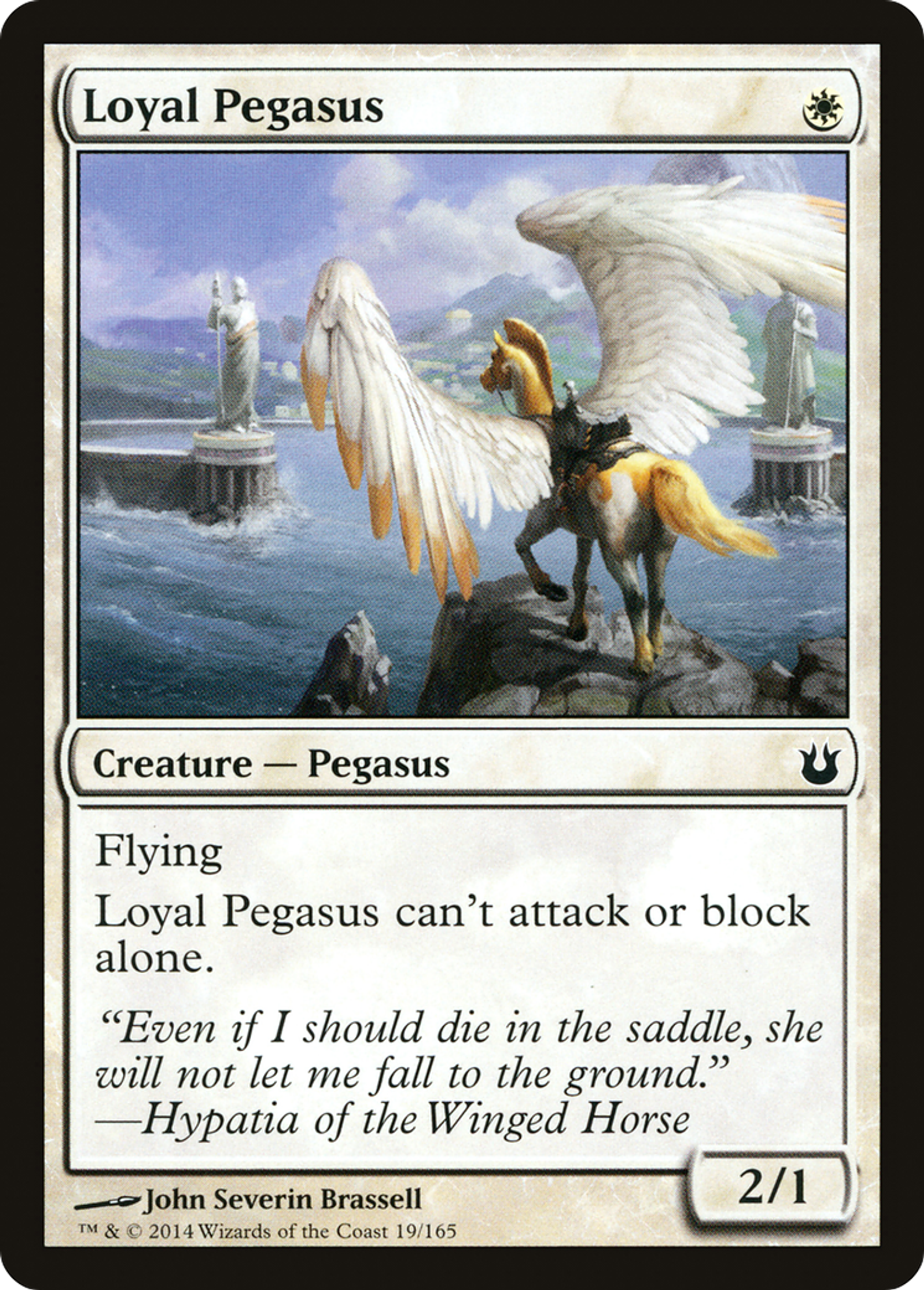 Pégase loyal — Born of the Gods — Magic: The Gathering