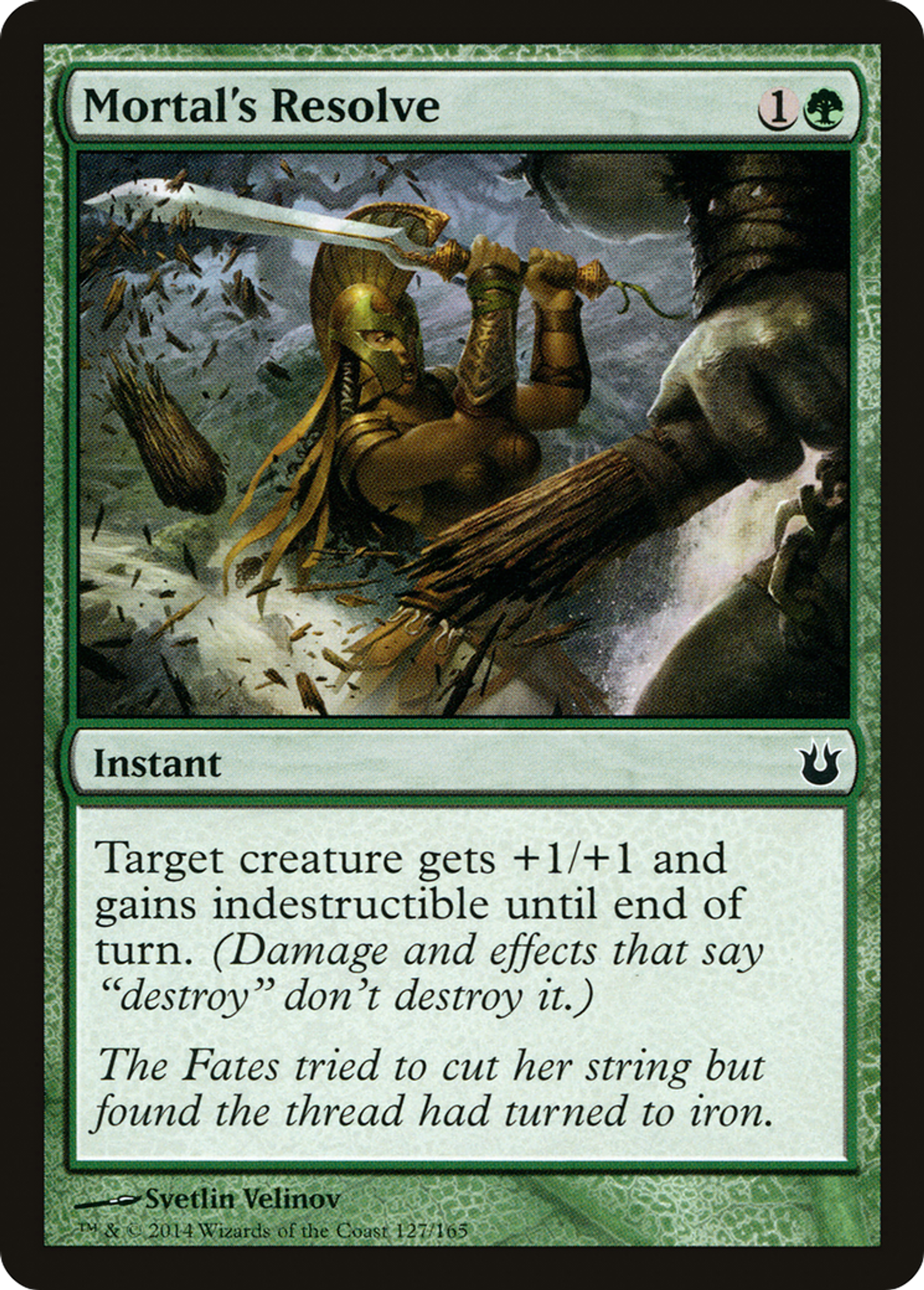 Mortal's Resolve — Born of the Gods — Magic: The Gathering