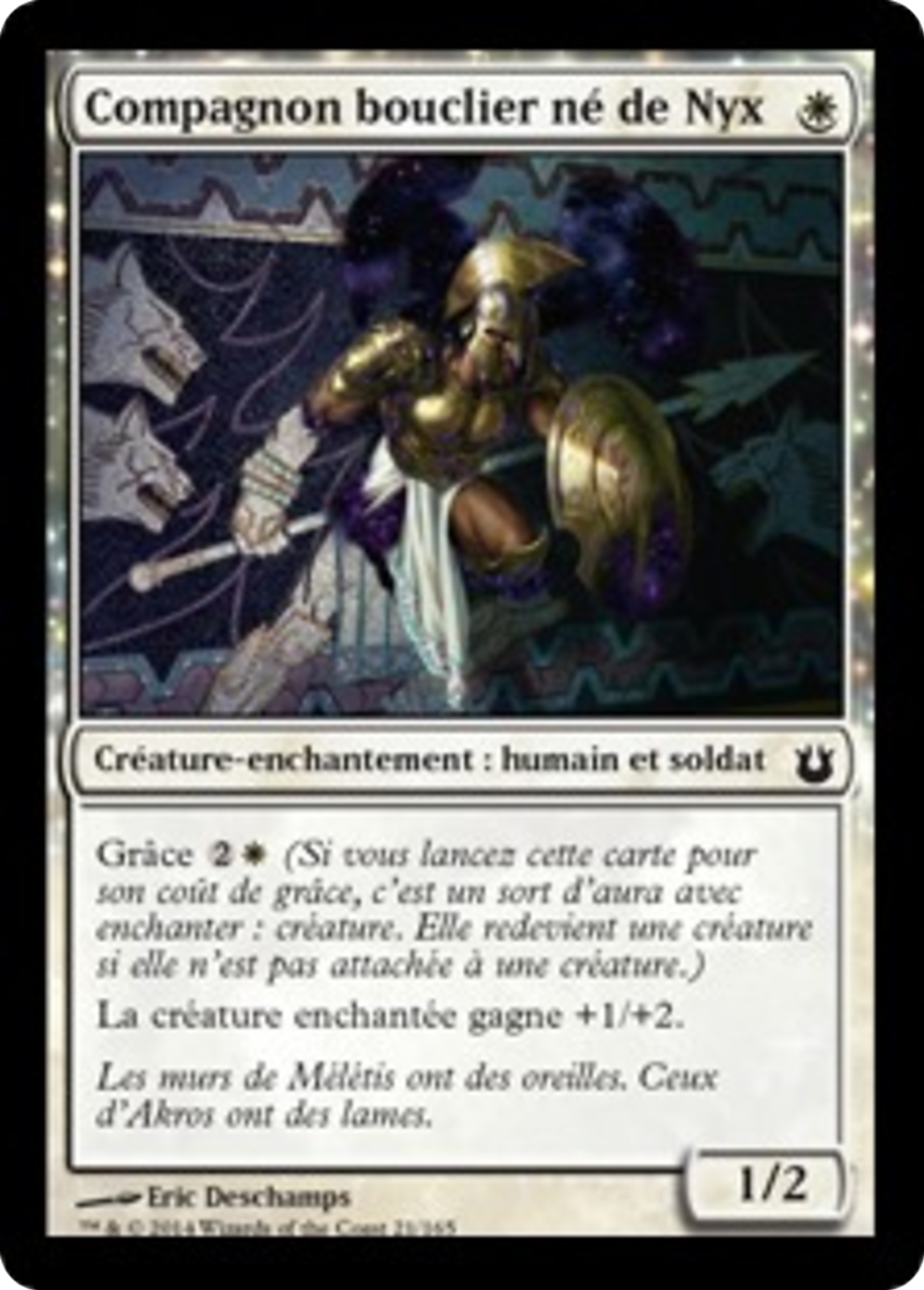 Compagnon bouclier né de Nyx — Born of the Gods — Magic: The Gathering