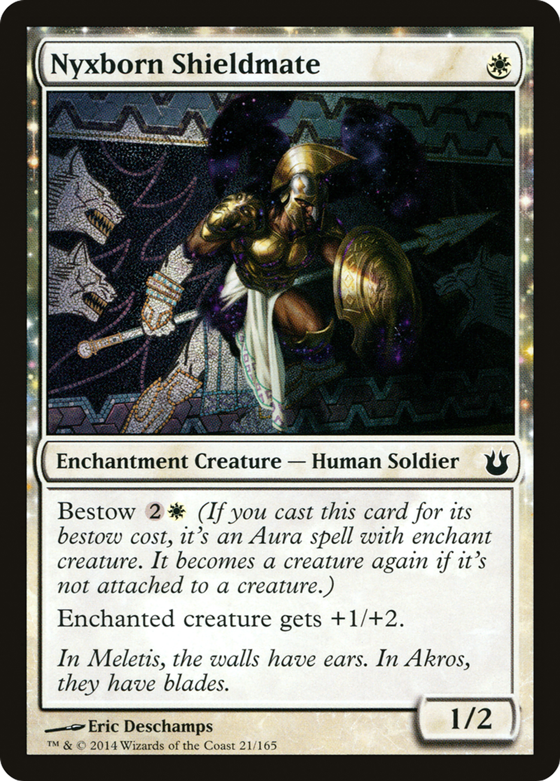 Compagnon bouclier né de Nyx — Born of the Gods — Magic: The Gathering