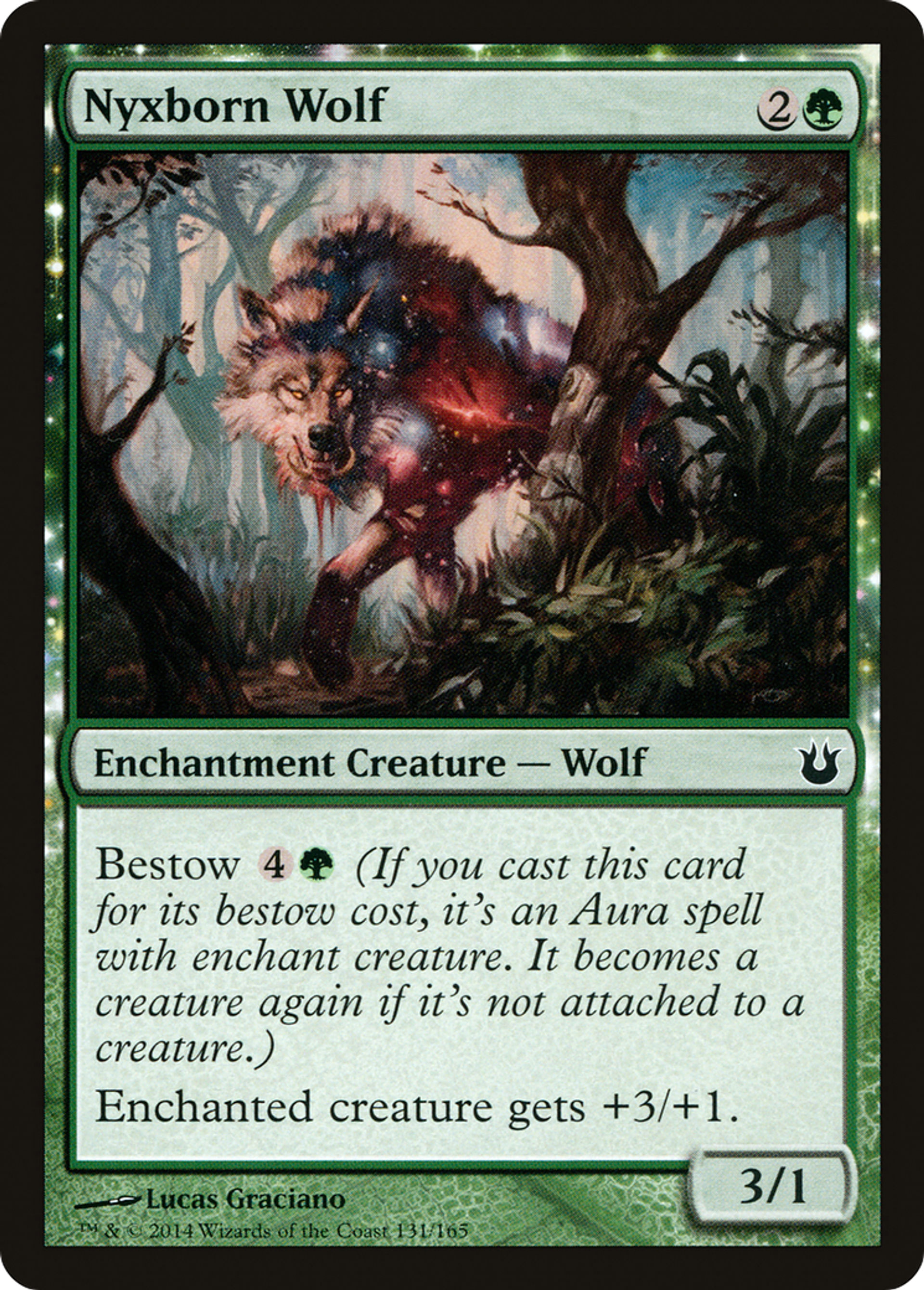 Nyxborn Wolf — Born of the Gods — Magic: The Gathering