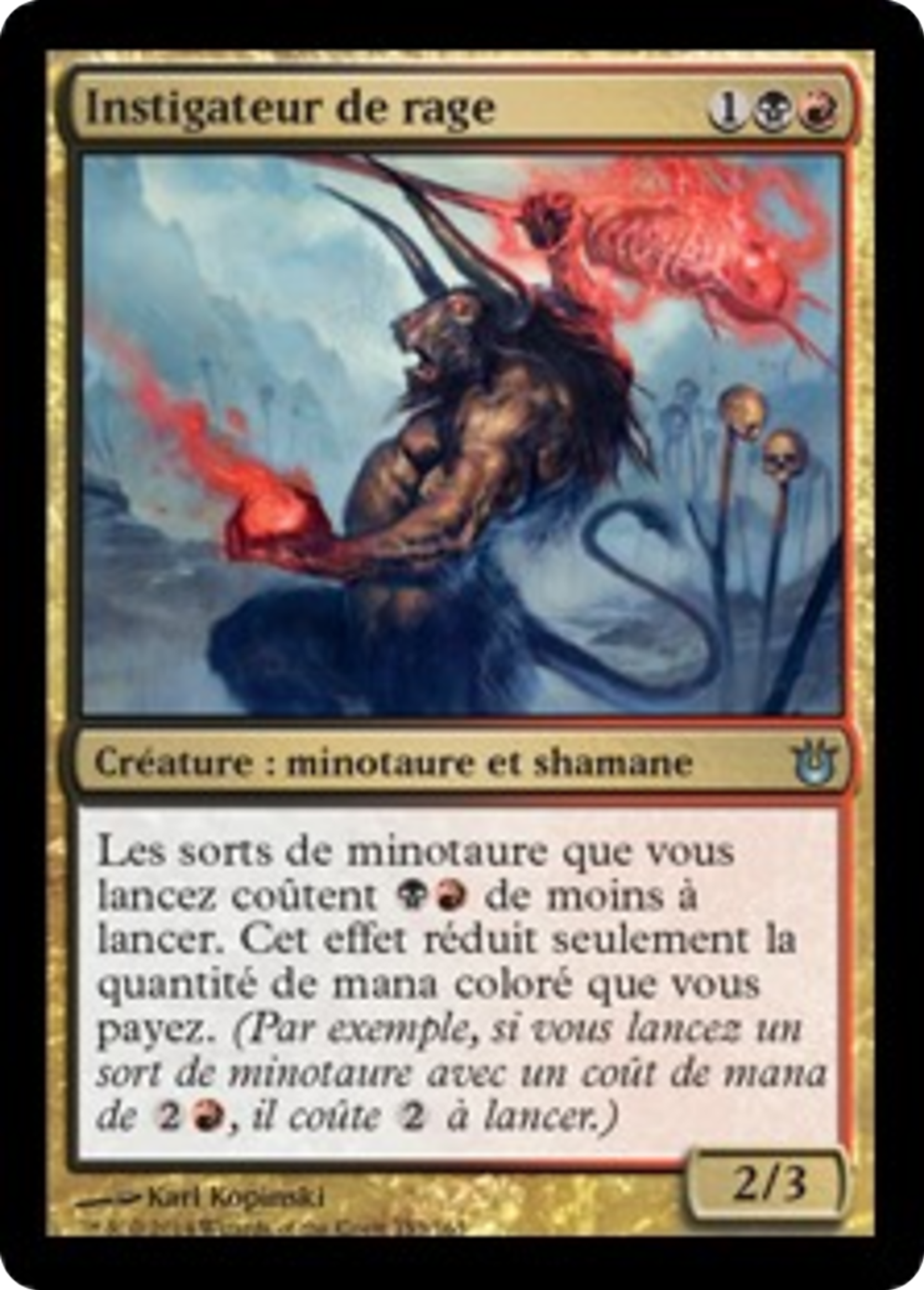Instigateur de rage — Born of the Gods — Magic: The Gathering