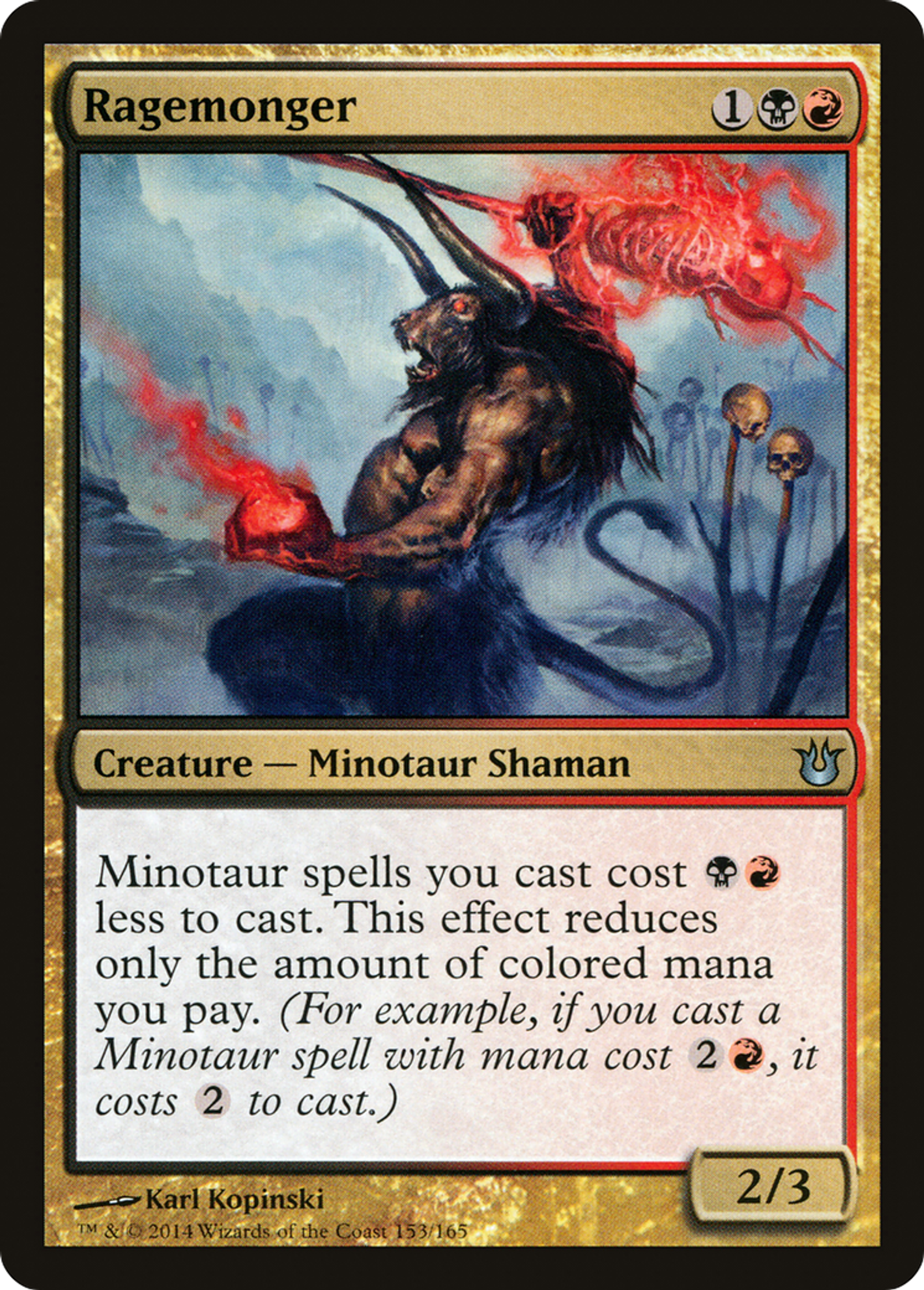 Ragemonger — Born of the Gods — Magic: The Gathering