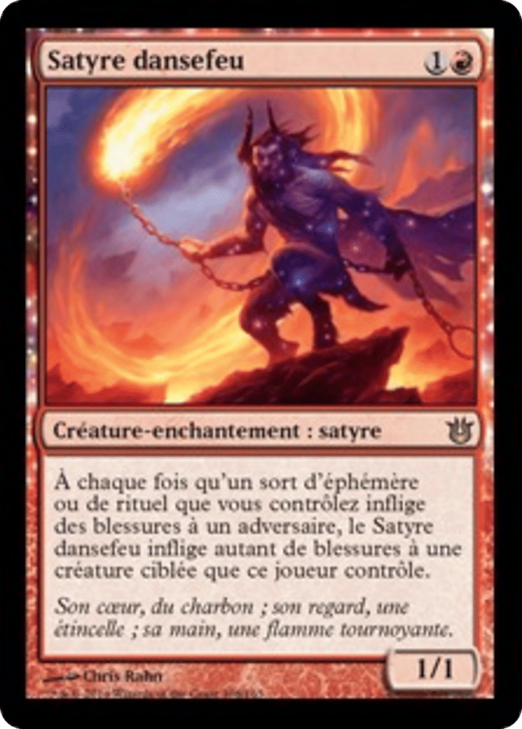 Satyre dansefeu — Born of the Gods — Magic: The Gathering