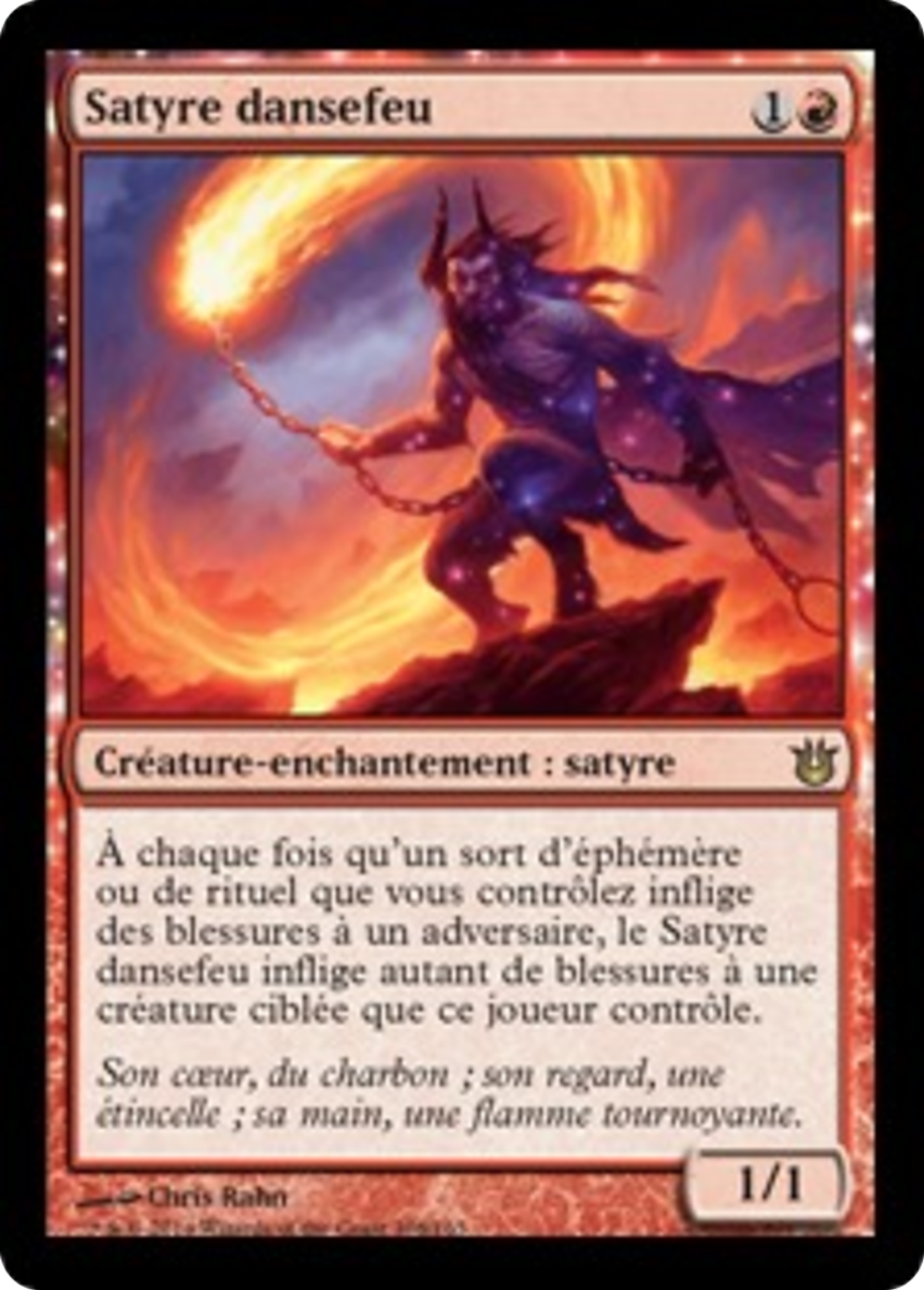 Satyre dansefeu — Born of the Gods — Magic: The Gathering