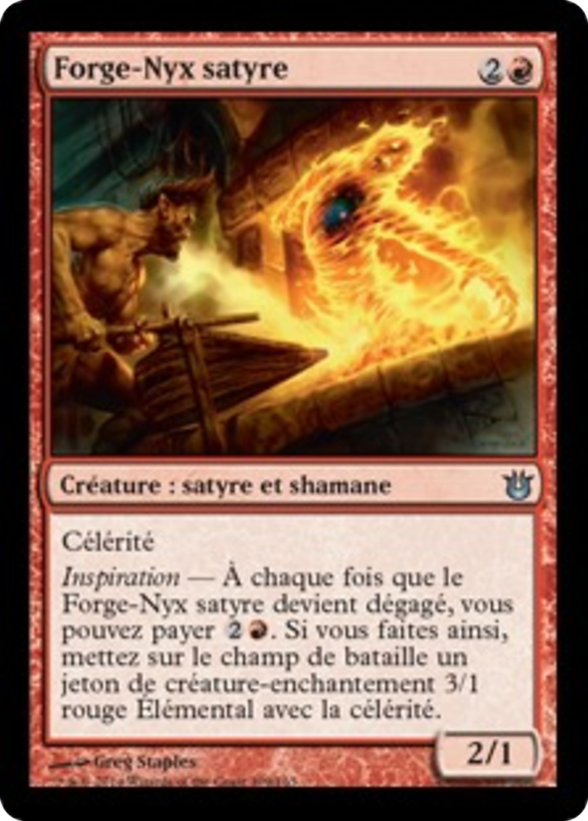 Forge-Nyx satyre — Born of the Gods — Magic: The Gathering