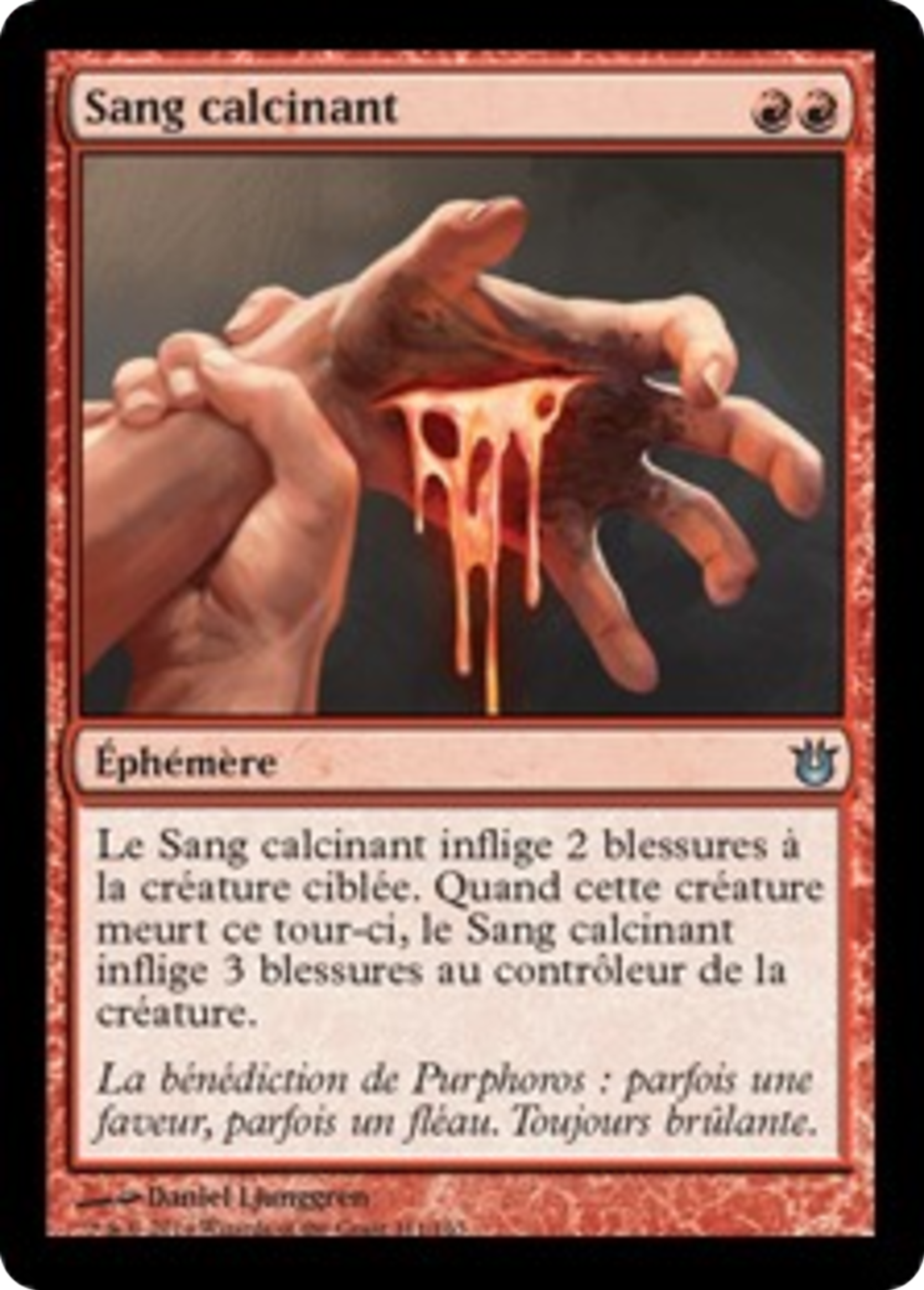 Sang calcinant — Born of the Gods — Magic: The Gathering