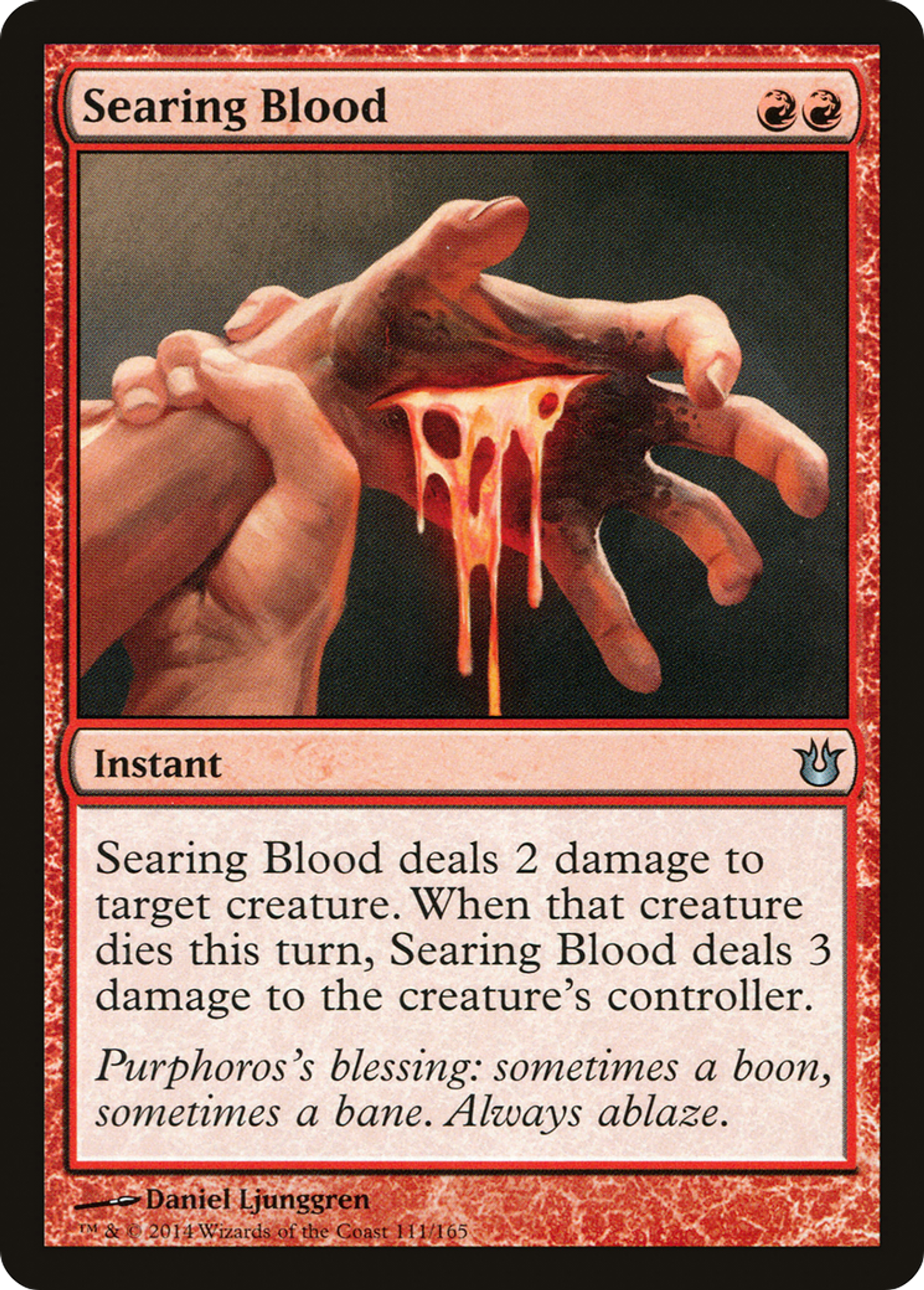 Searing Blood — Born of the Gods — Magic: The Gathering