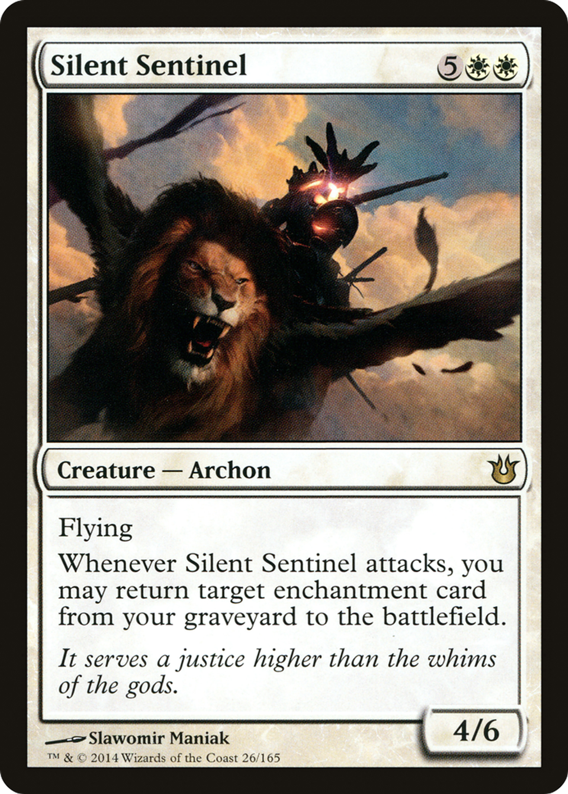 Silent Sentinel — Born of the Gods — Magic: The Gathering