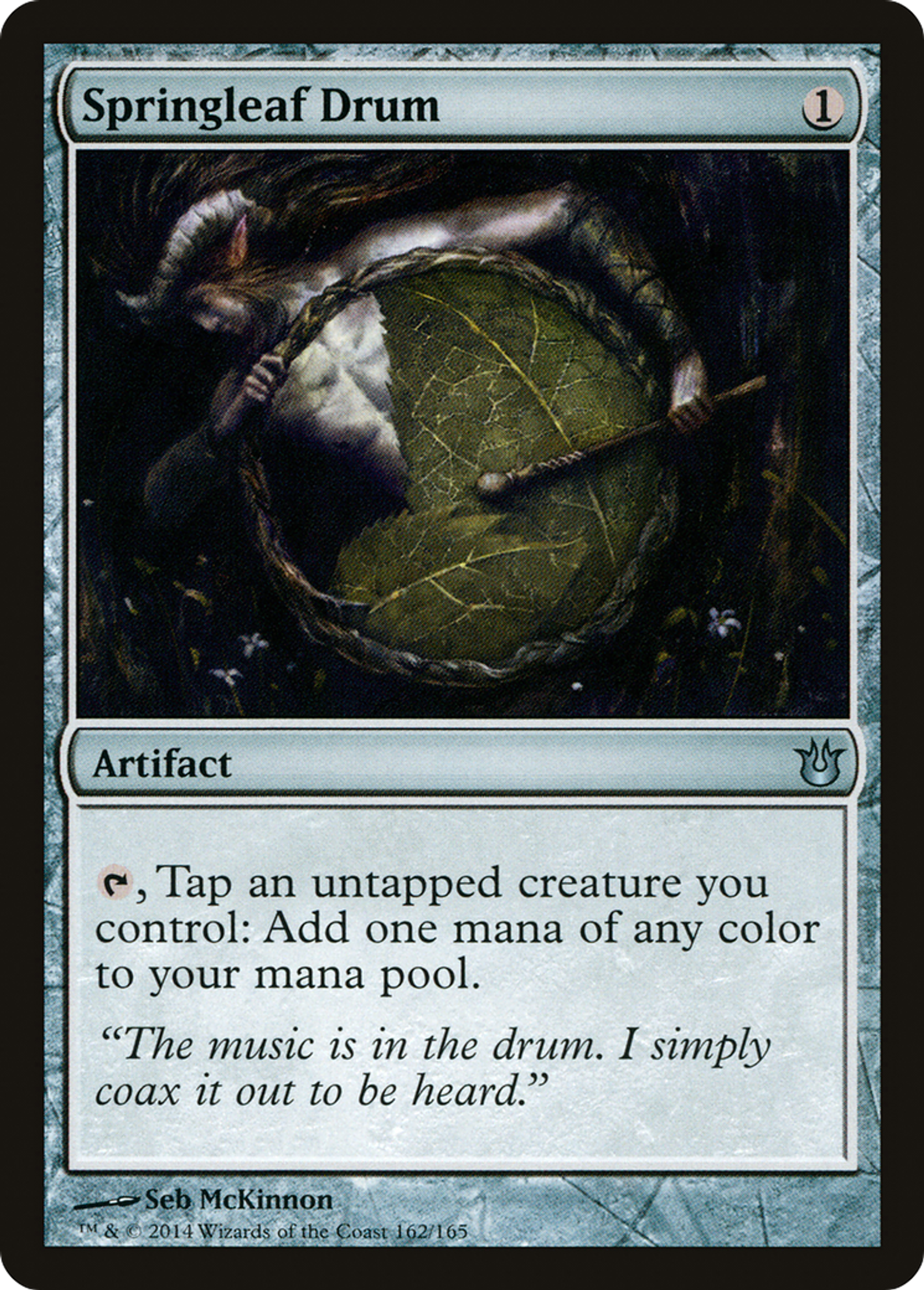 Springleaf Drum — Born of the Gods — Magic: The Gathering