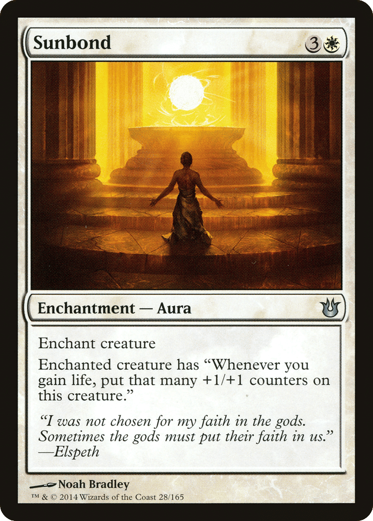 Sunbond — Born of the Gods — Magic: The Gathering