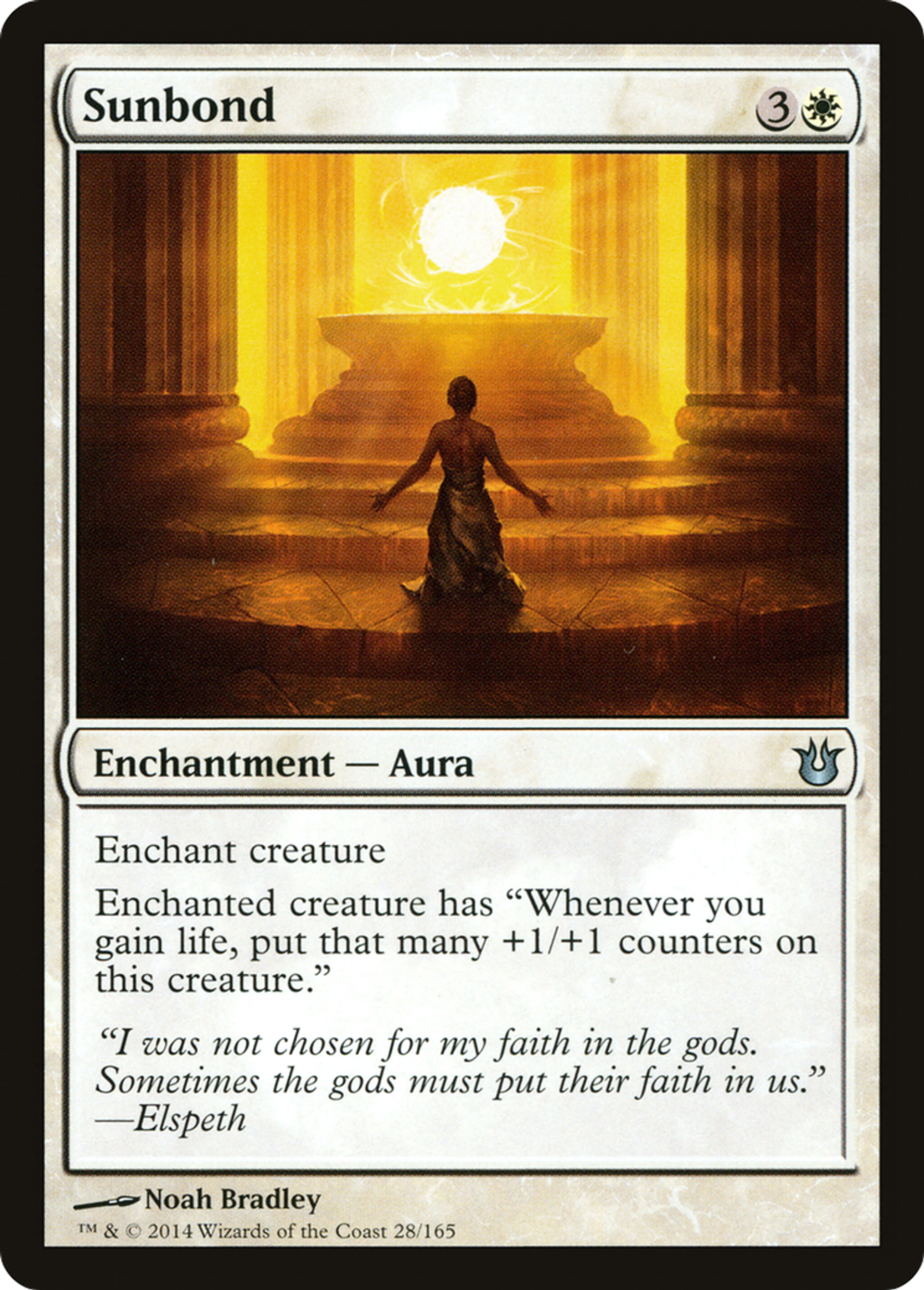 Sunbond — Born of the Gods — Magic: The Gathering