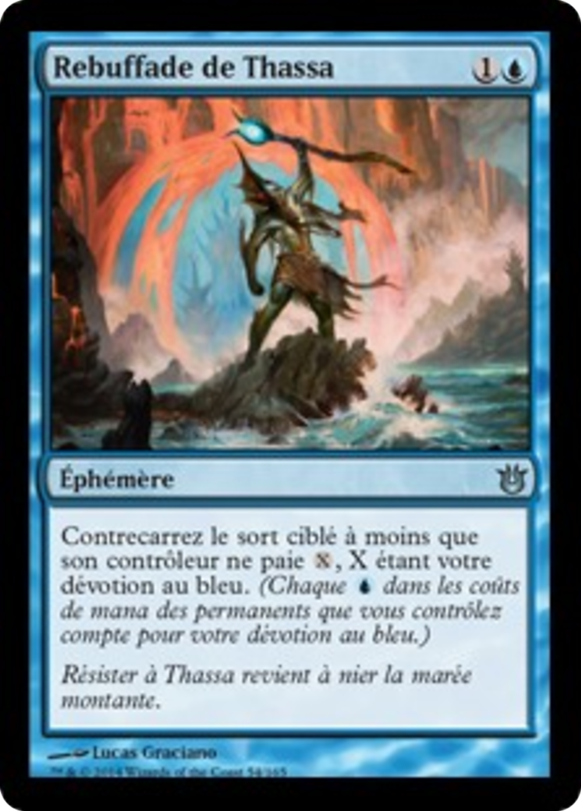 Rebuffade de Thassa — Born of the Gods — Magic: The Gathering