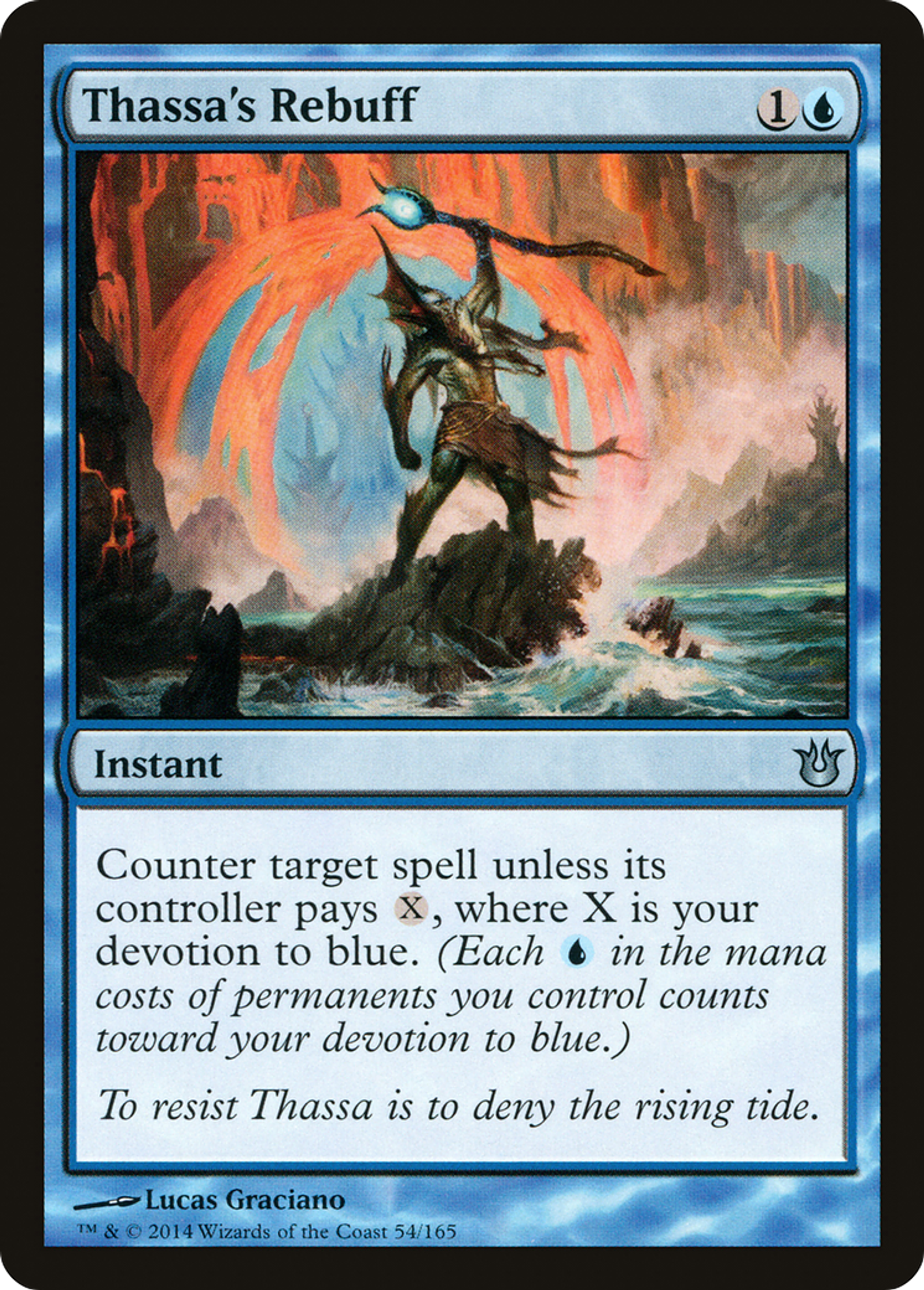 Thassa's Rebuff — Born of the Gods — Magic: The Gathering