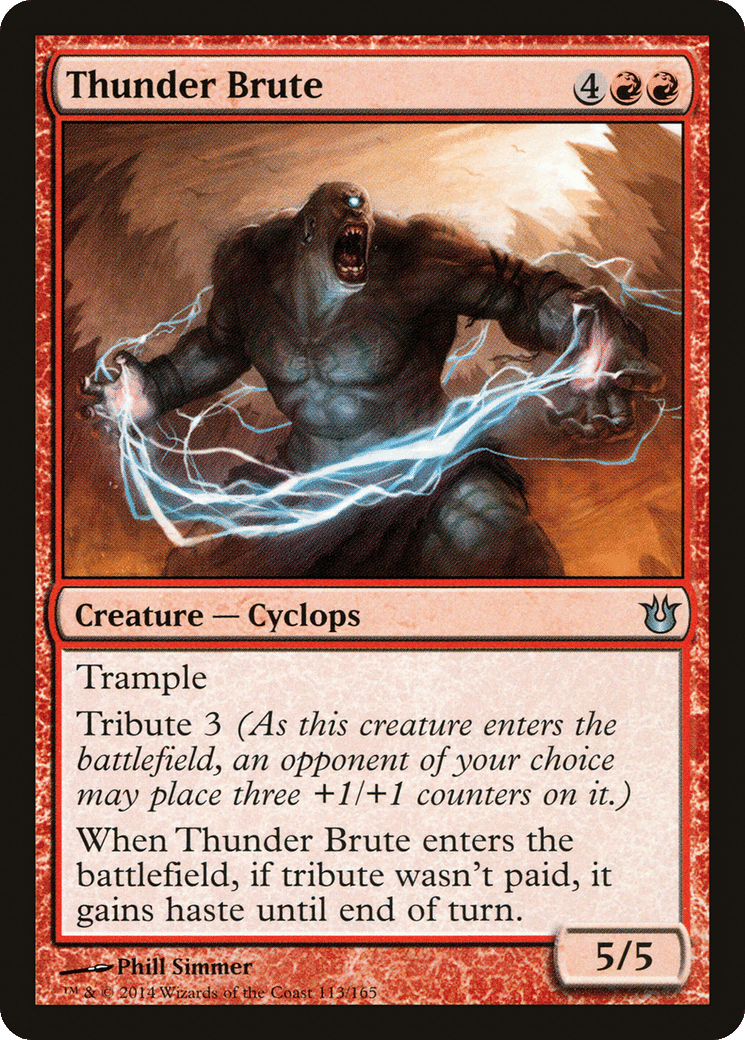 Thunder Brute — Born of the Gods — Magic: The Gathering