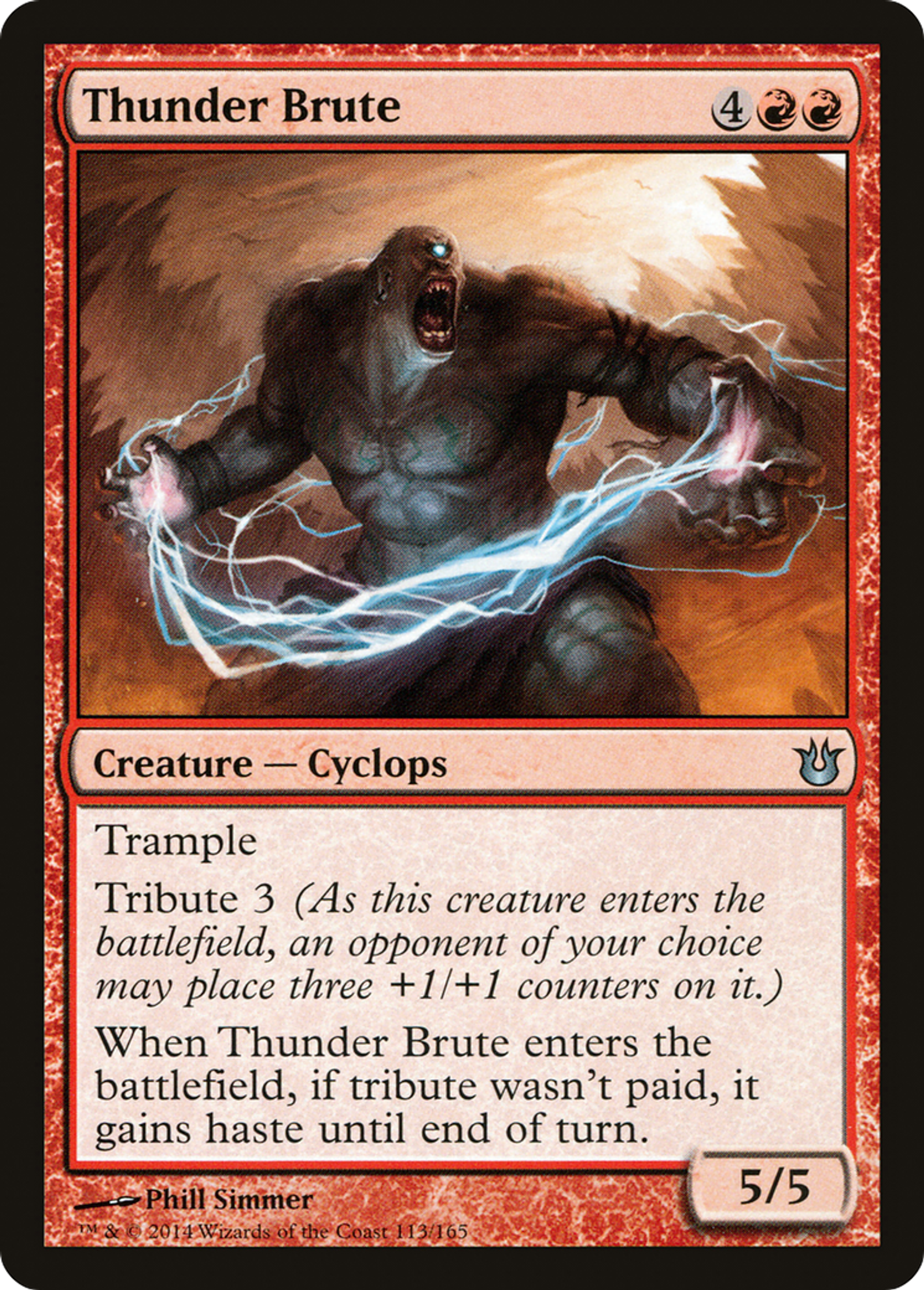 Thunder Brute — Born of the Gods — Magic: The Gathering