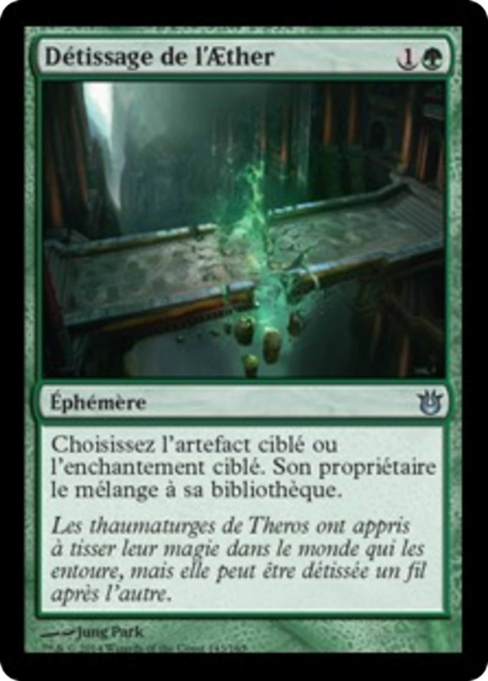 Détissage de l'Aether — Born of the Gods — Magic: The Gathering