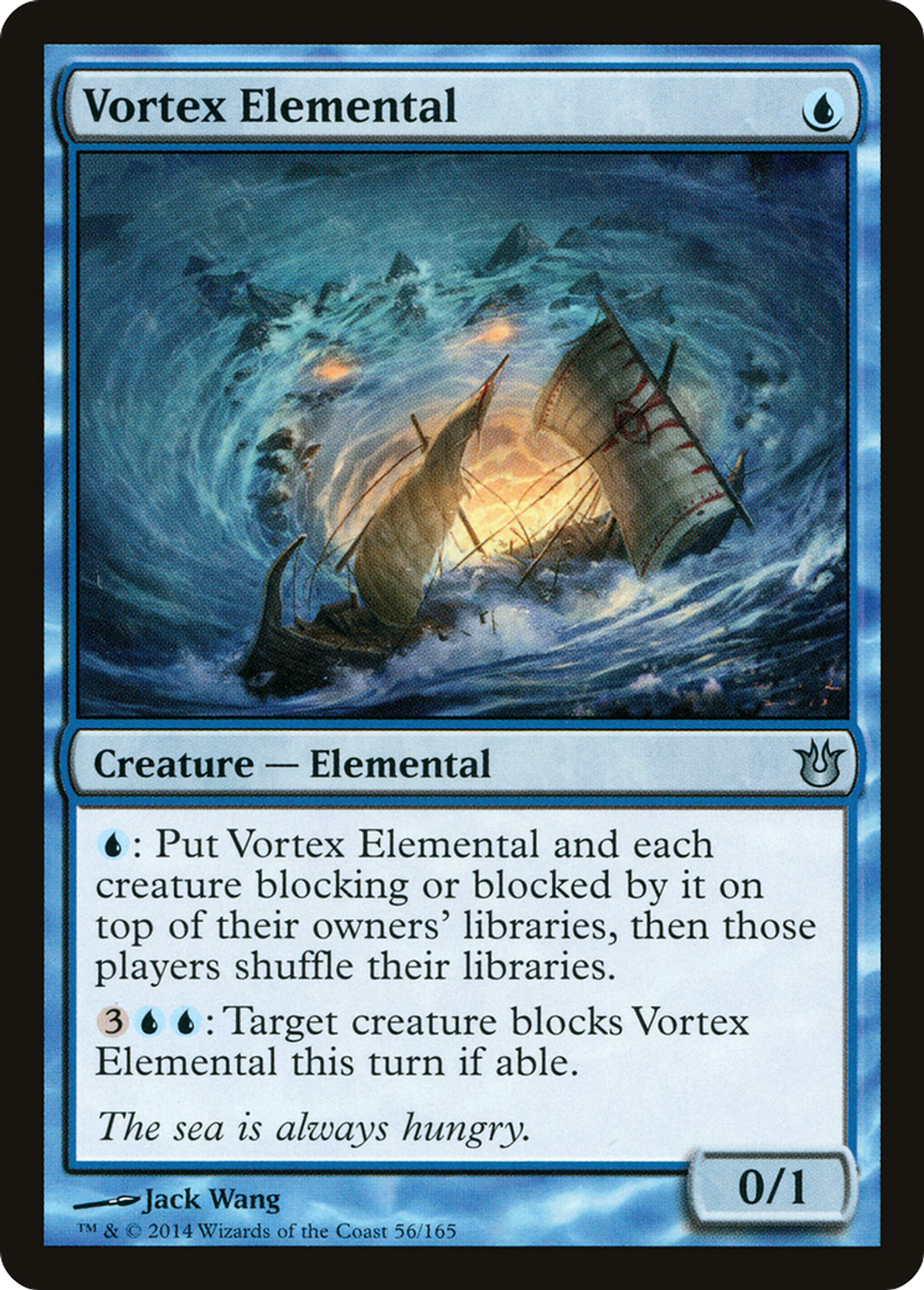 Vortex Elemental — Born of the Gods — Magic: The Gathering