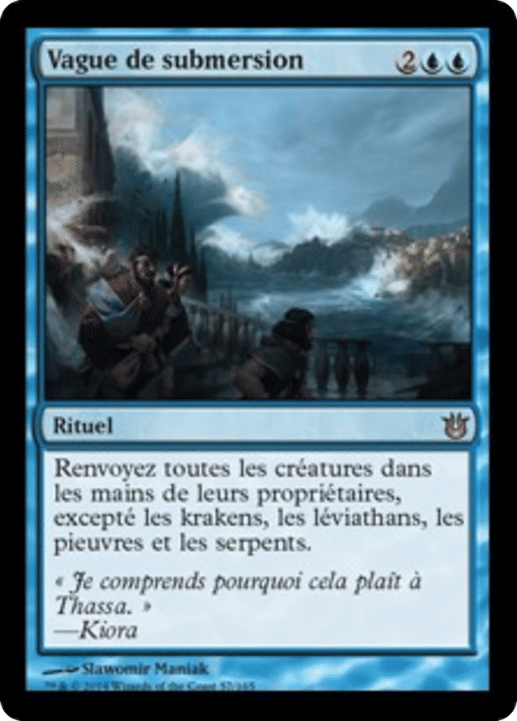 Vague de submersion — Born of the Gods — Magic: The Gathering