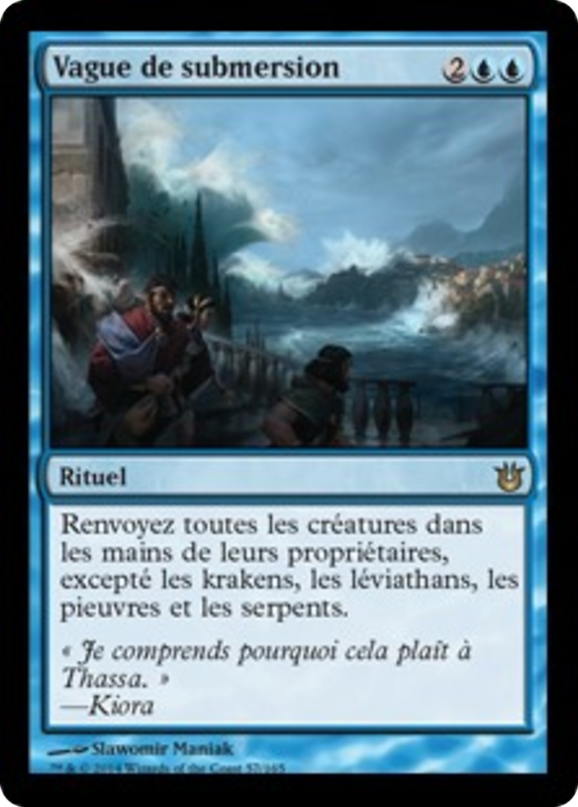 Vague de submersion — Born of the Gods — Magic: The Gathering