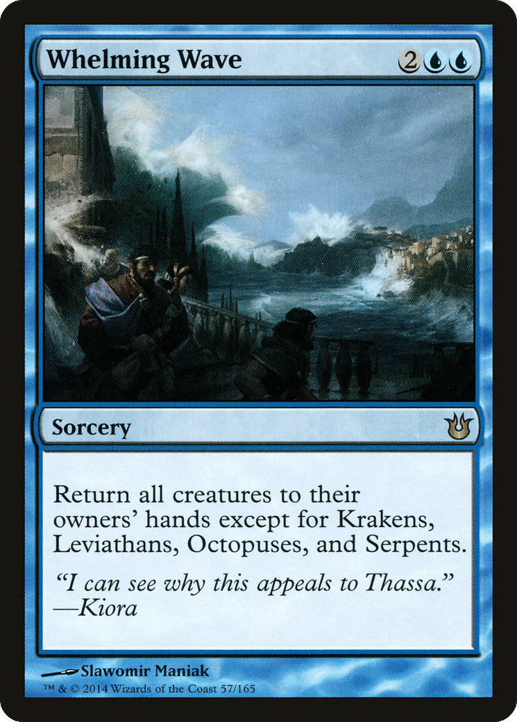 Whelming Wave — Born of the Gods — Magic: The Gathering