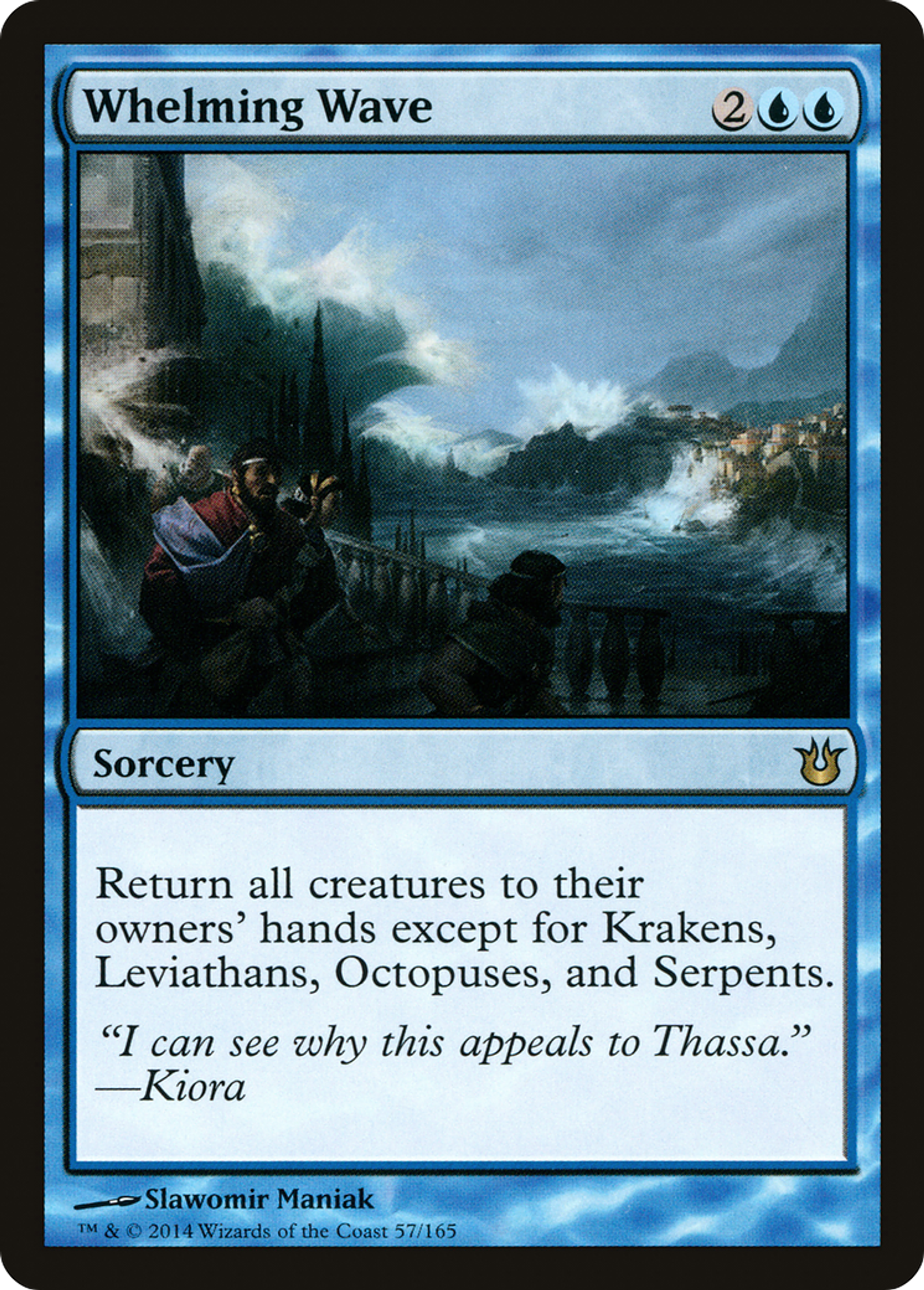 Whelming Wave — Born of the Gods — Magic: The Gathering