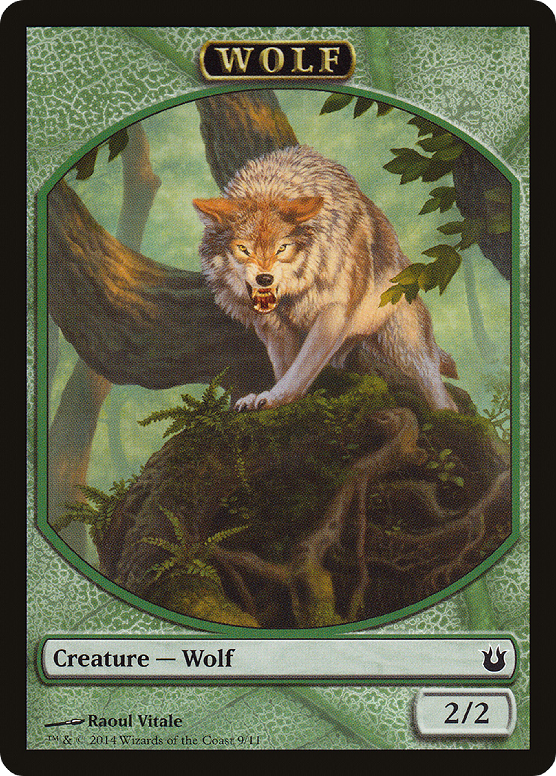Wolf — Born of the Gods — Magic: The Gathering