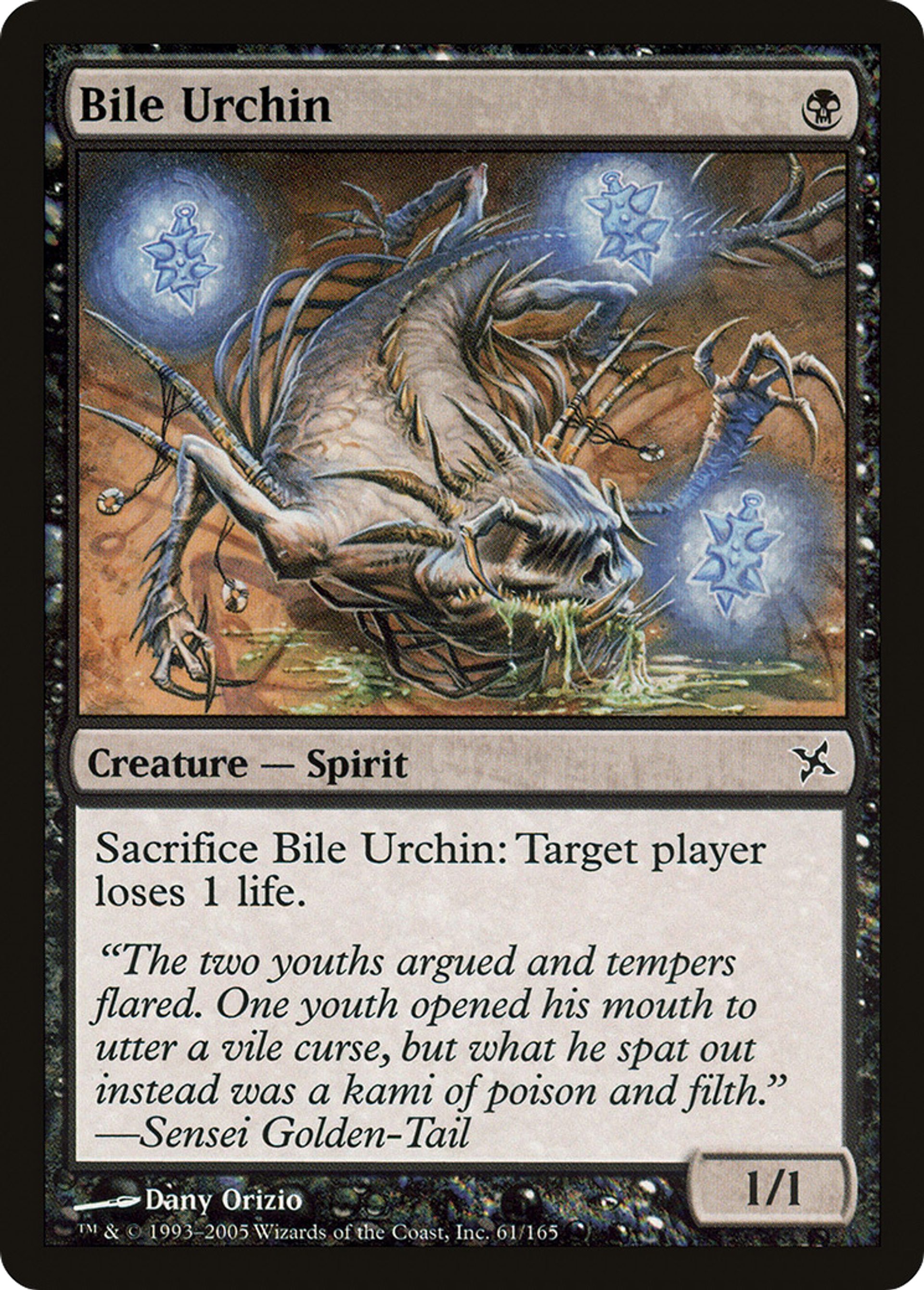 Oursin de bile — Betrayers of Kamigawa — Magic: The Gathering