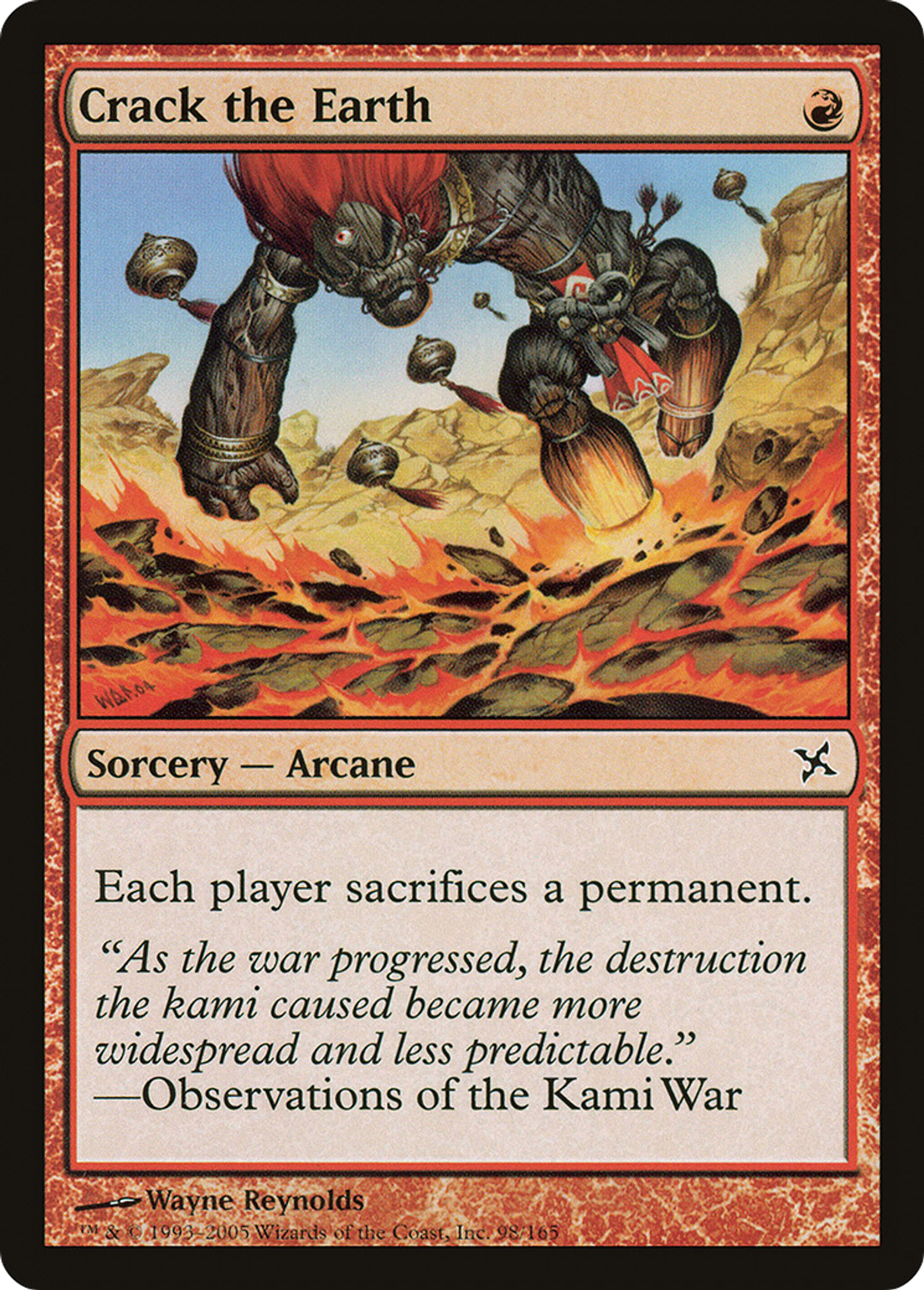 Broyer la terre — Betrayers of Kamigawa — Magic: The Gathering