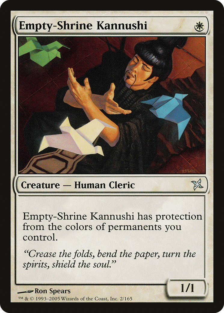 Empty-Shrine Kannushi — Betrayers of Kamigawa — Magic: The Gathering