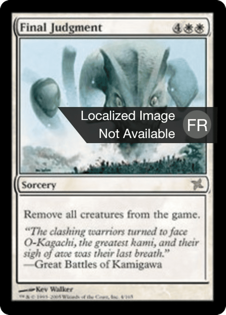 Jugement ultime — Betrayers of Kamigawa — Magic: The Gathering