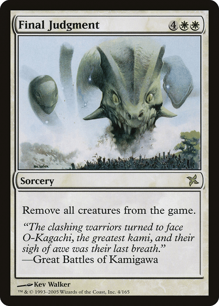 Final Judgment — Betrayers of Kamigawa — Magic: The Gathering