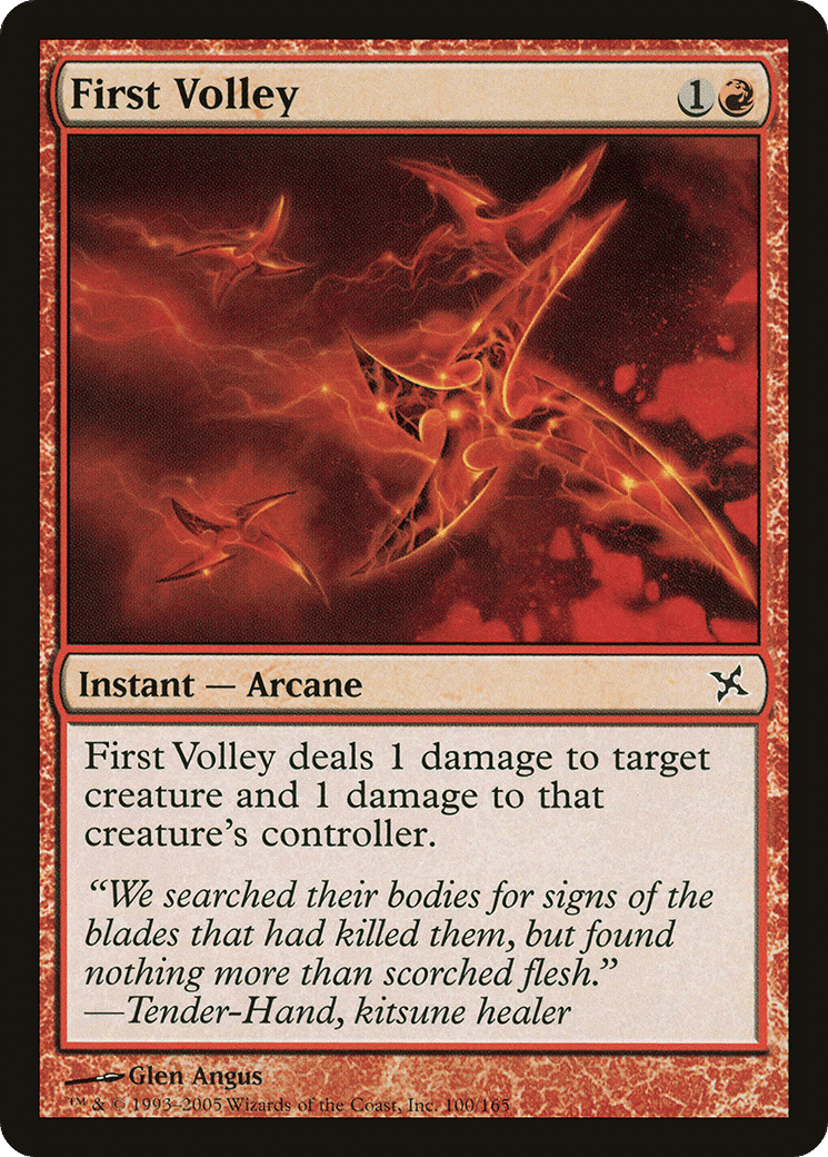 First Volley — Betrayers of Kamigawa — Magic: The Gathering